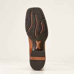 Round Up Remuda Wide Square Toe Western Boot-Ariat