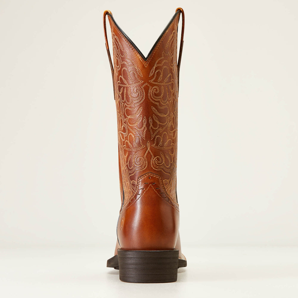 Round Up Remuda Wide Square Toe Western Boot-Ariat