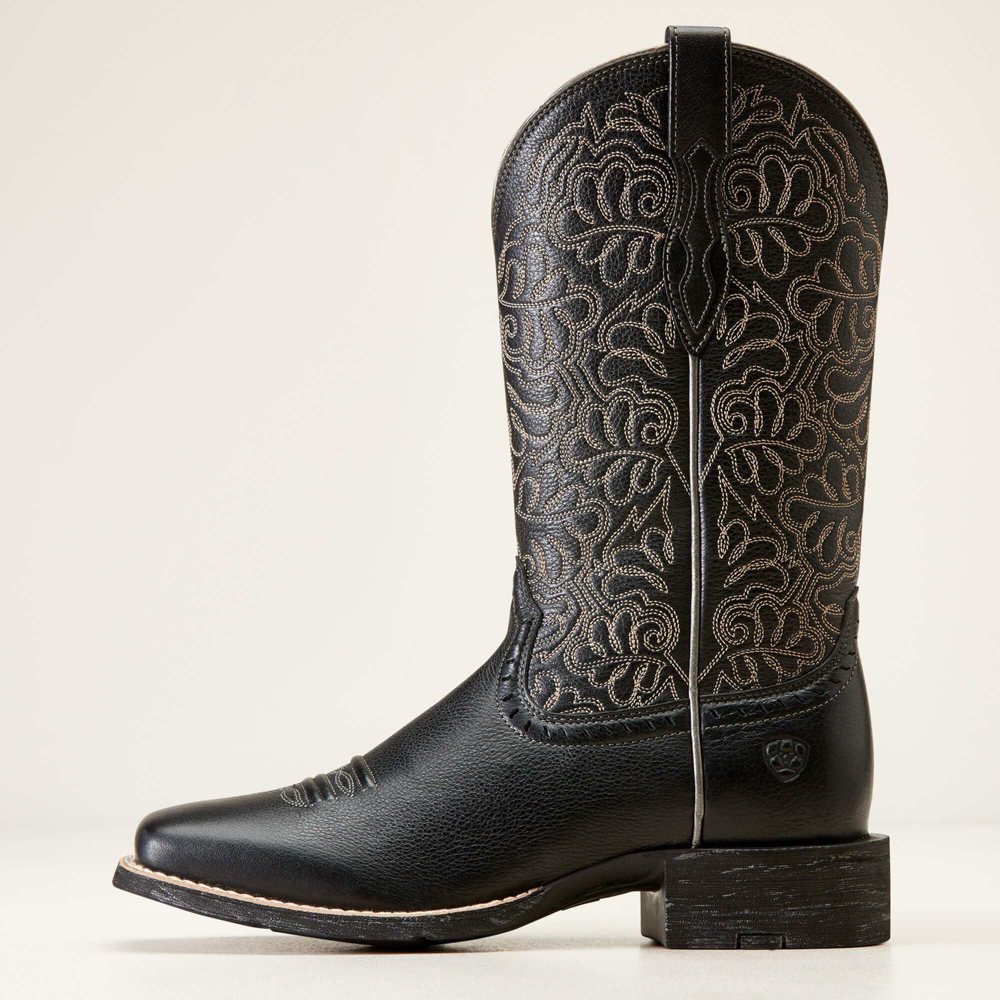 Round Up Remuda Wide Square Toe Western Boot-Ariat