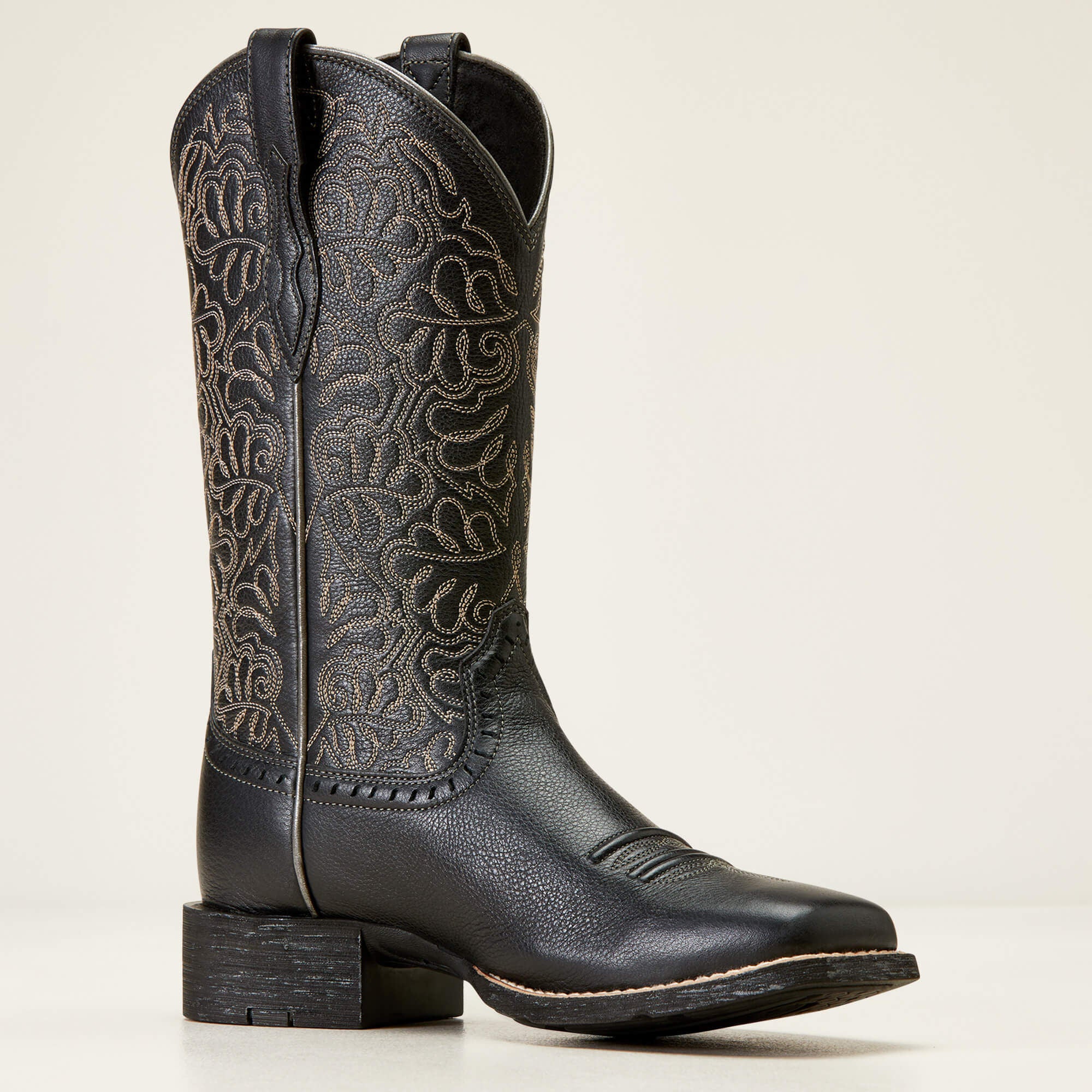 Round Up Remuda Wide Square Toe Western Boot-Ariat