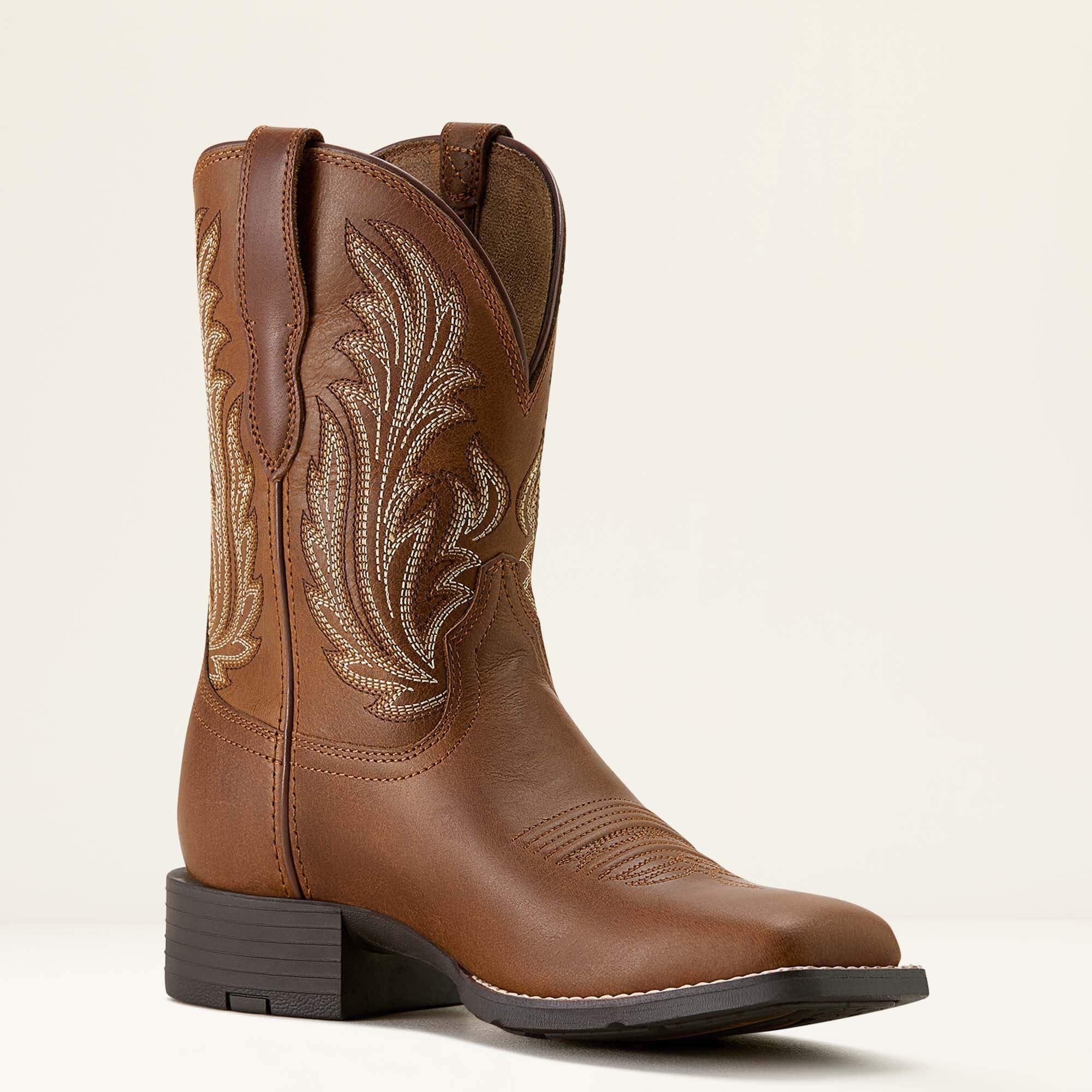 Round Up Filly Wide Square Toe Western Boot-Ariat