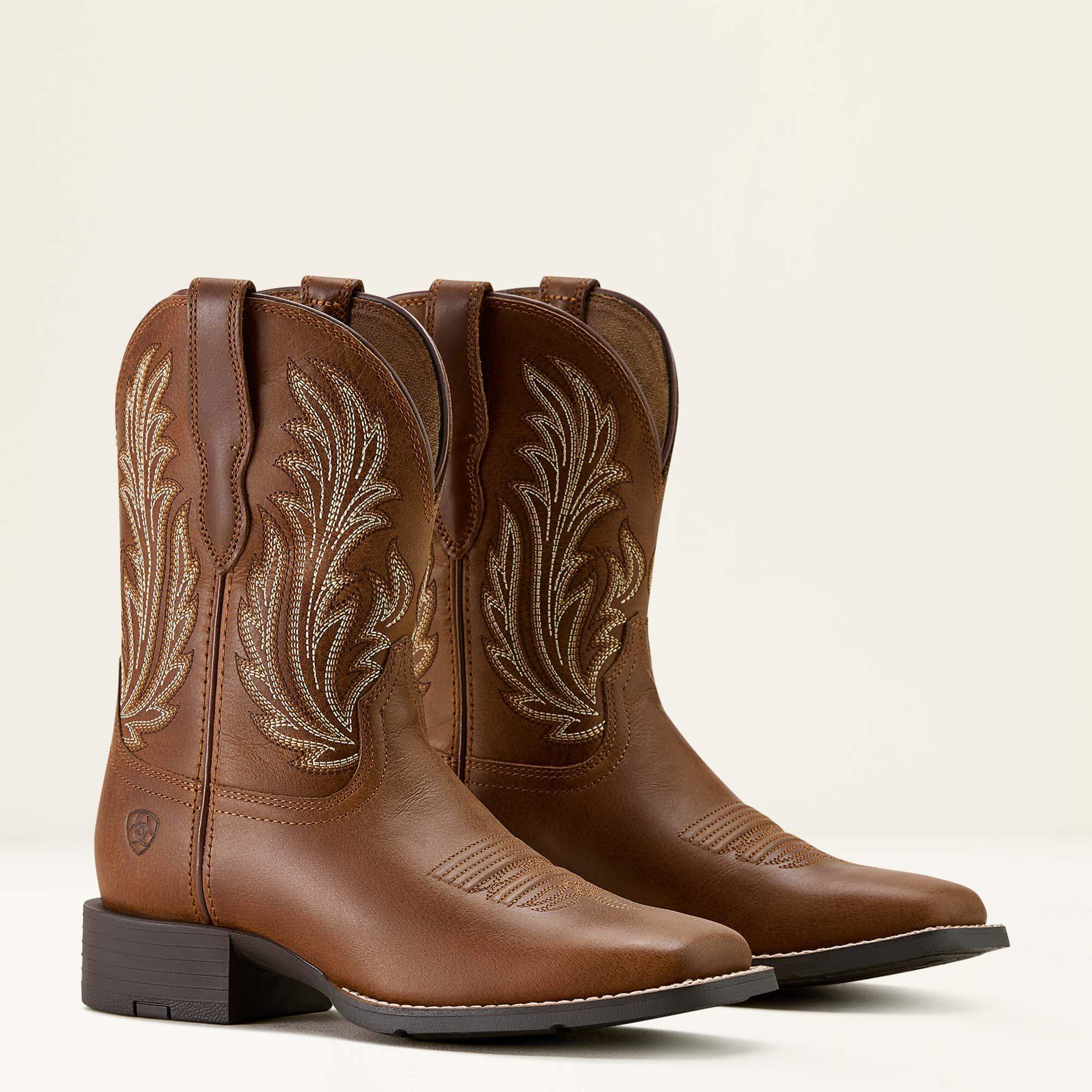 Round Up Filly Wide Square Toe Western Boot-Ariat