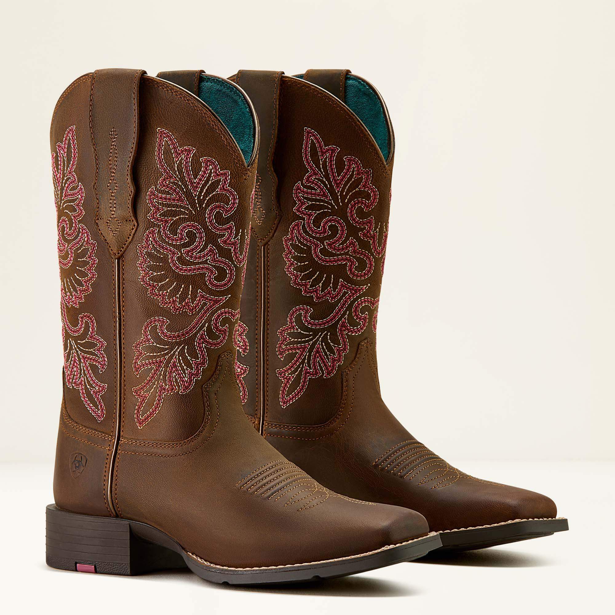 Round Up StretchFit Wide Square Toe Western Boot-Ariat