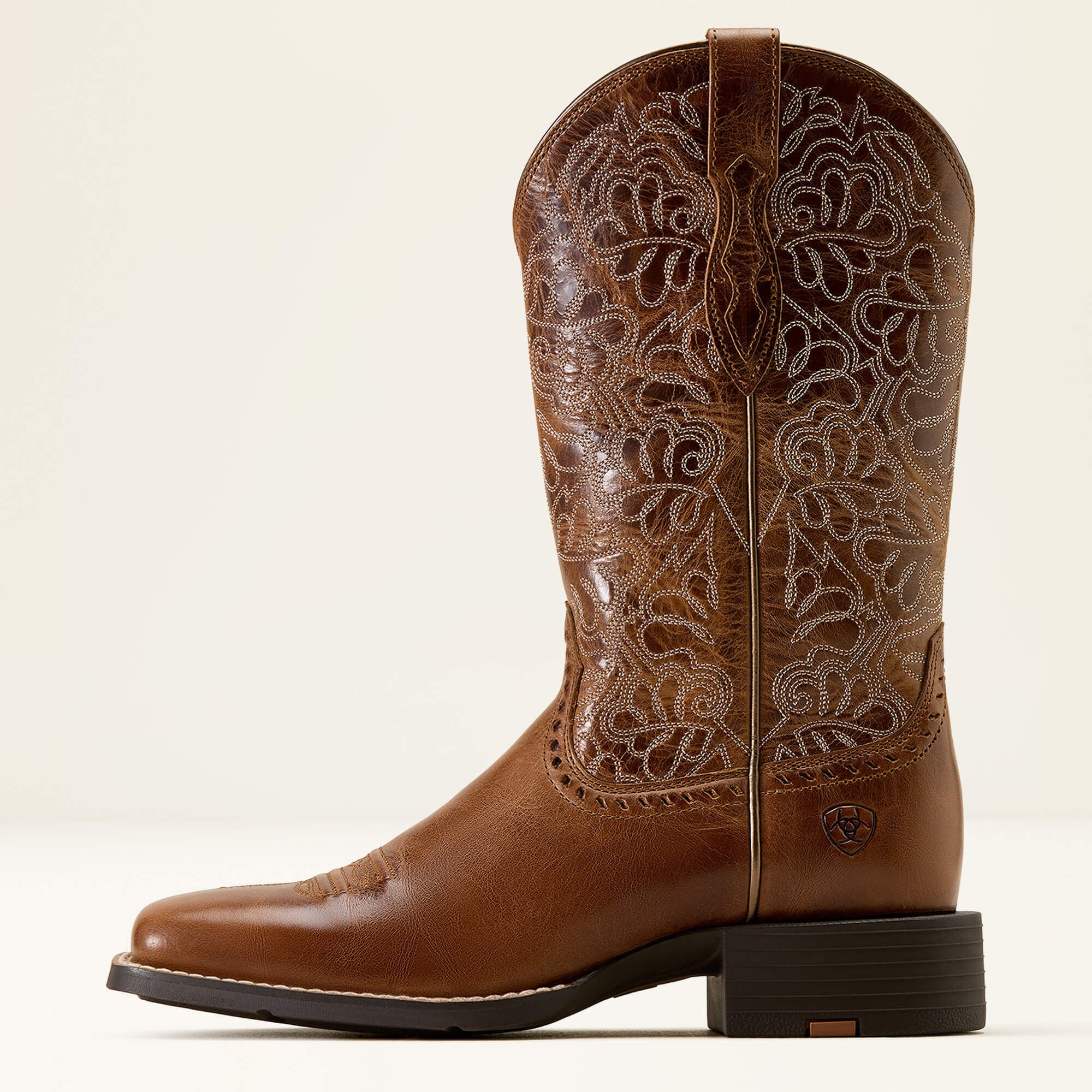 Round Up Remuda Wide Square Toe Western Boot-Ariat