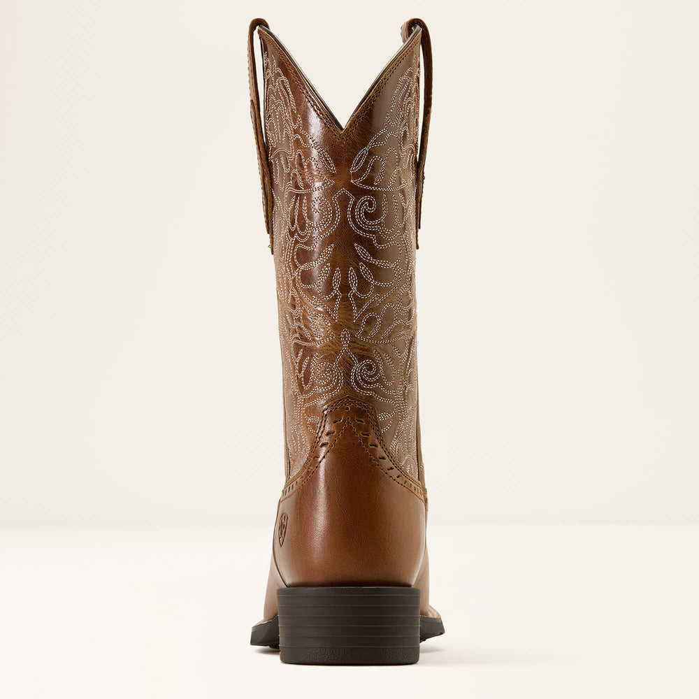 Round Up Remuda Wide Square Toe Western Boot-Ariat