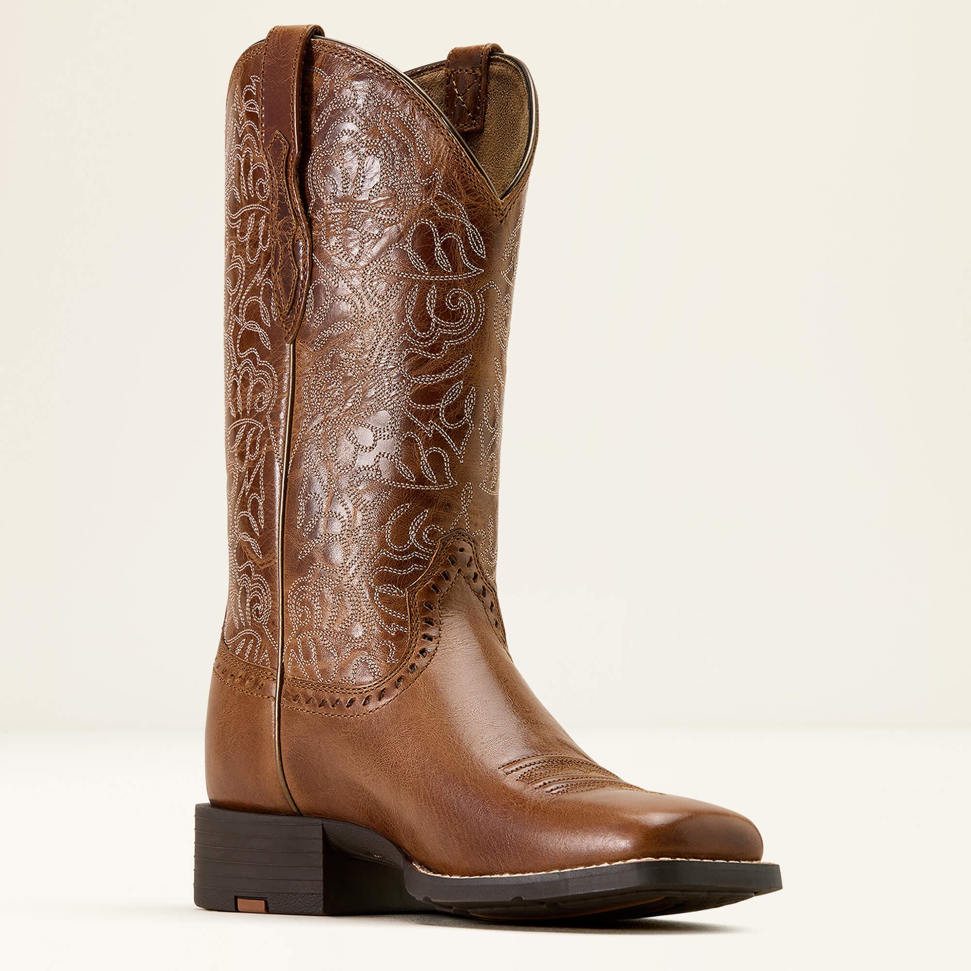 Round Up Remuda Wide Square Toe Western Boot-Ariat