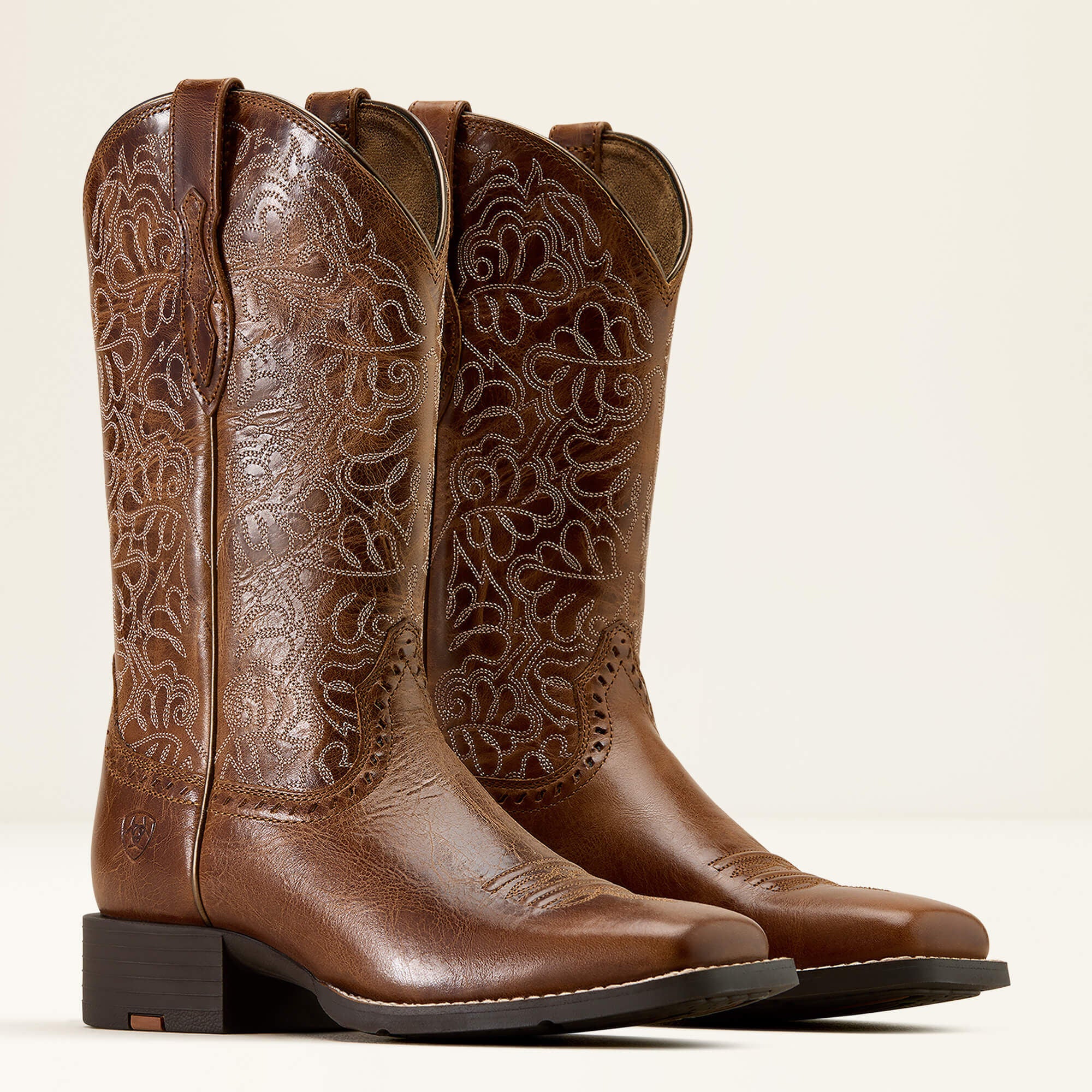 Round Up Remuda Wide Square Toe Western Boot-Ariat