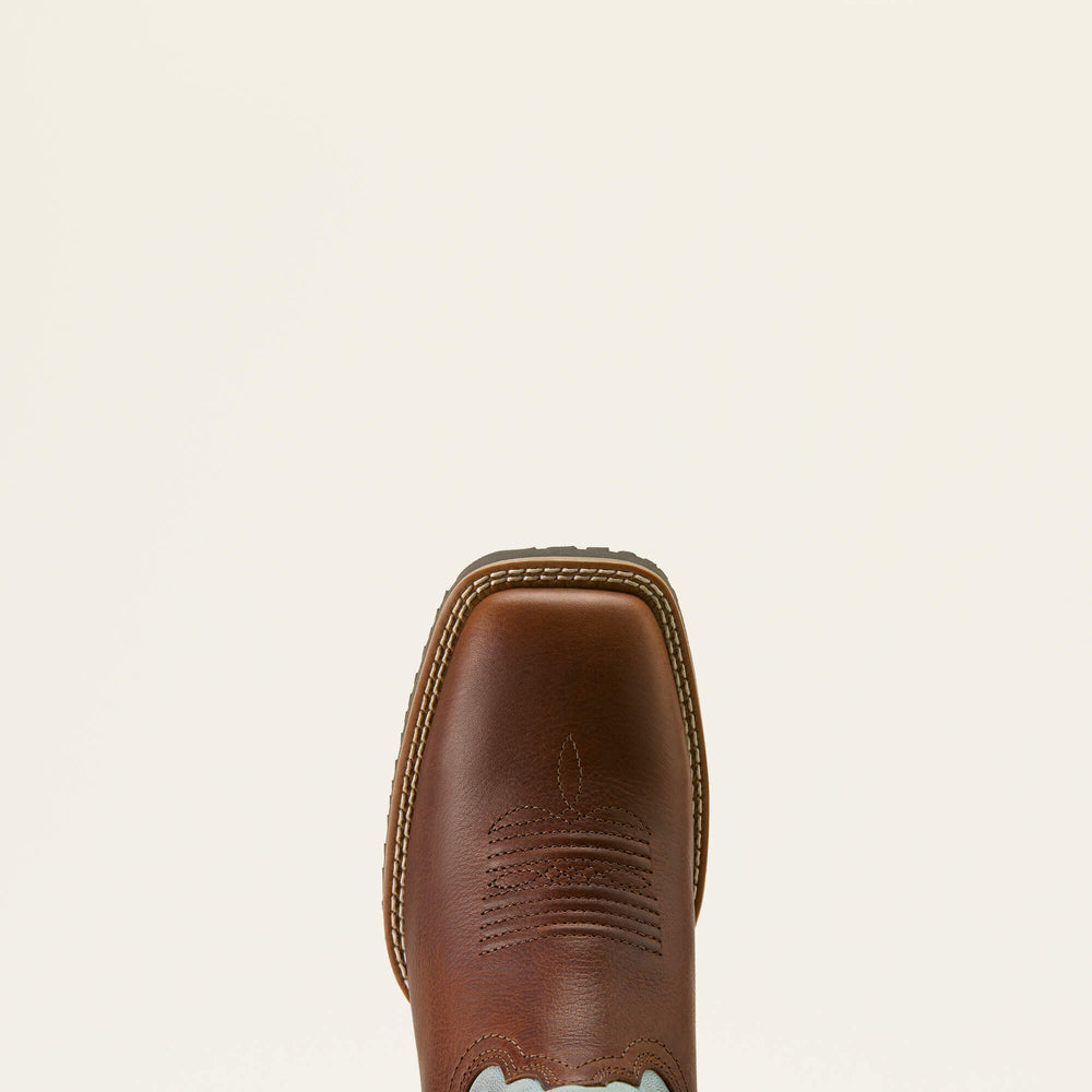 Hybrid Ranchwork Wide Square Toe Western Boot-Ariat