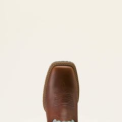 Hybrid Ranchwork Wide Square Toe Western Boot-Ariat