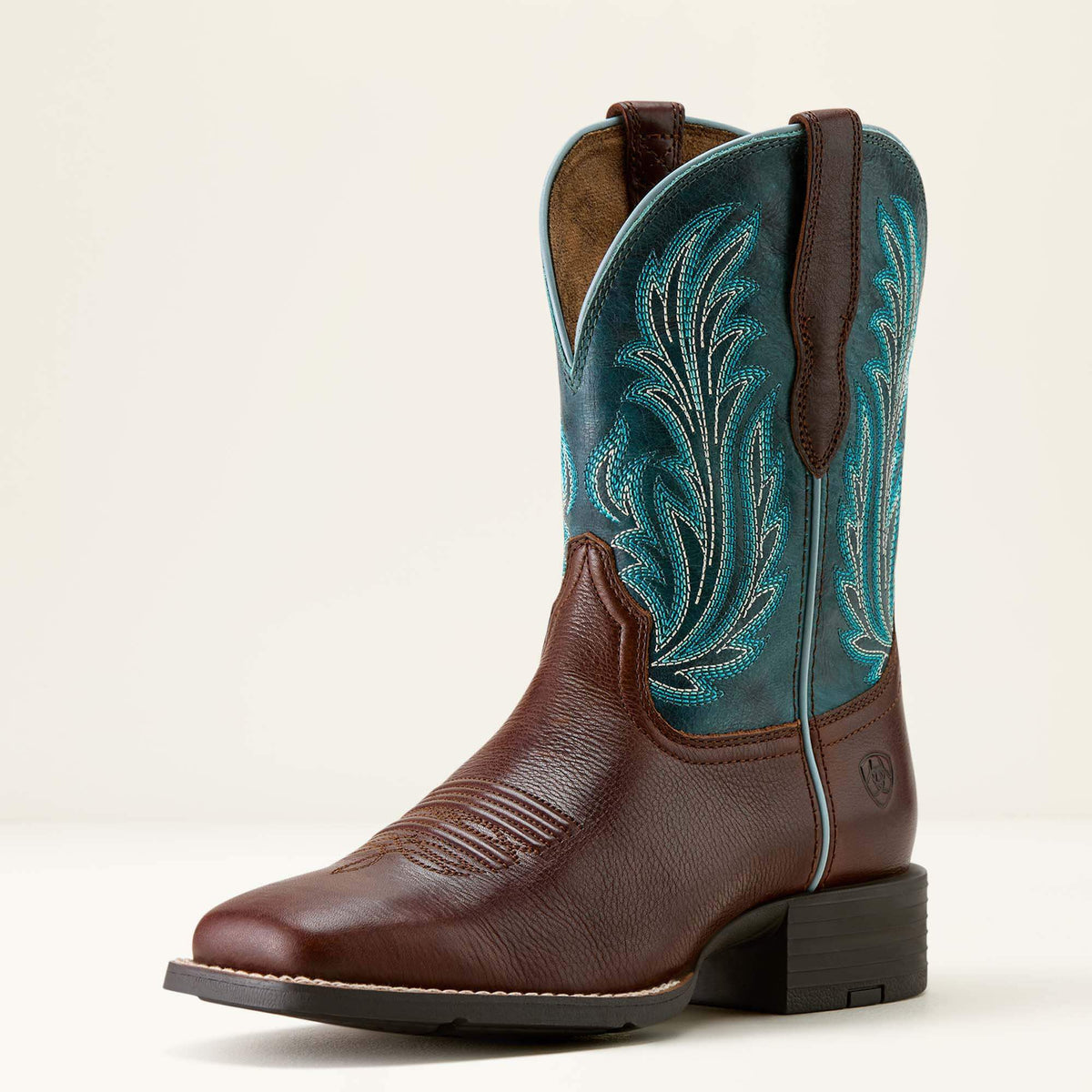 Round Up Filly Wide Square Toe Western Boot-Ariat