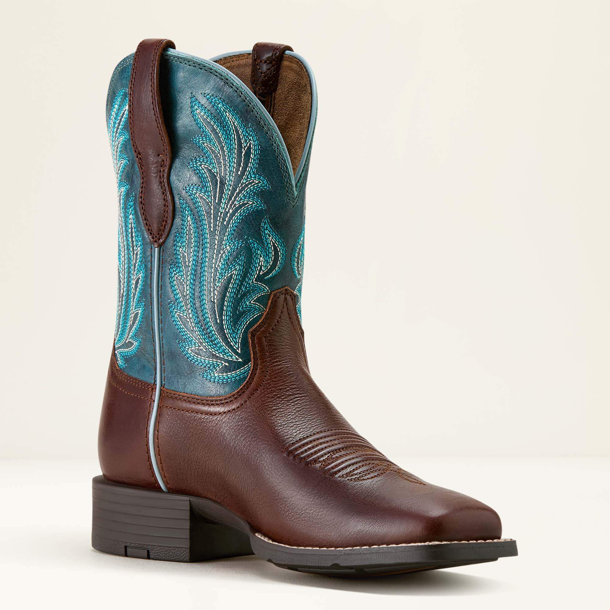Round Up Filly Wide Square Toe Western Boot-Ariat