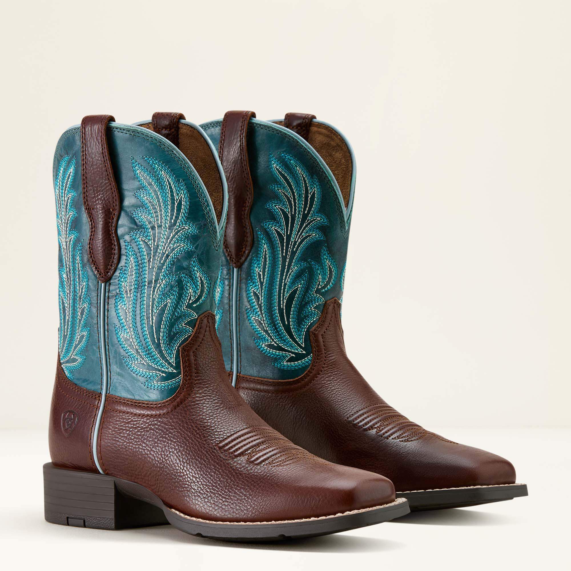 Round Up Filly Wide Square Toe Western Boot-Ariat