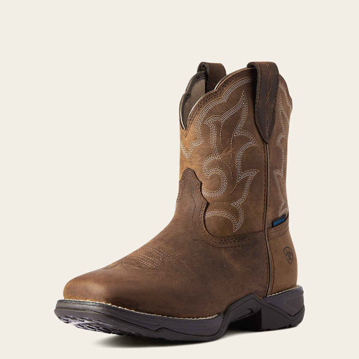 Anthem Shortie II Waterproof Square Toe Western Boot-Ariat