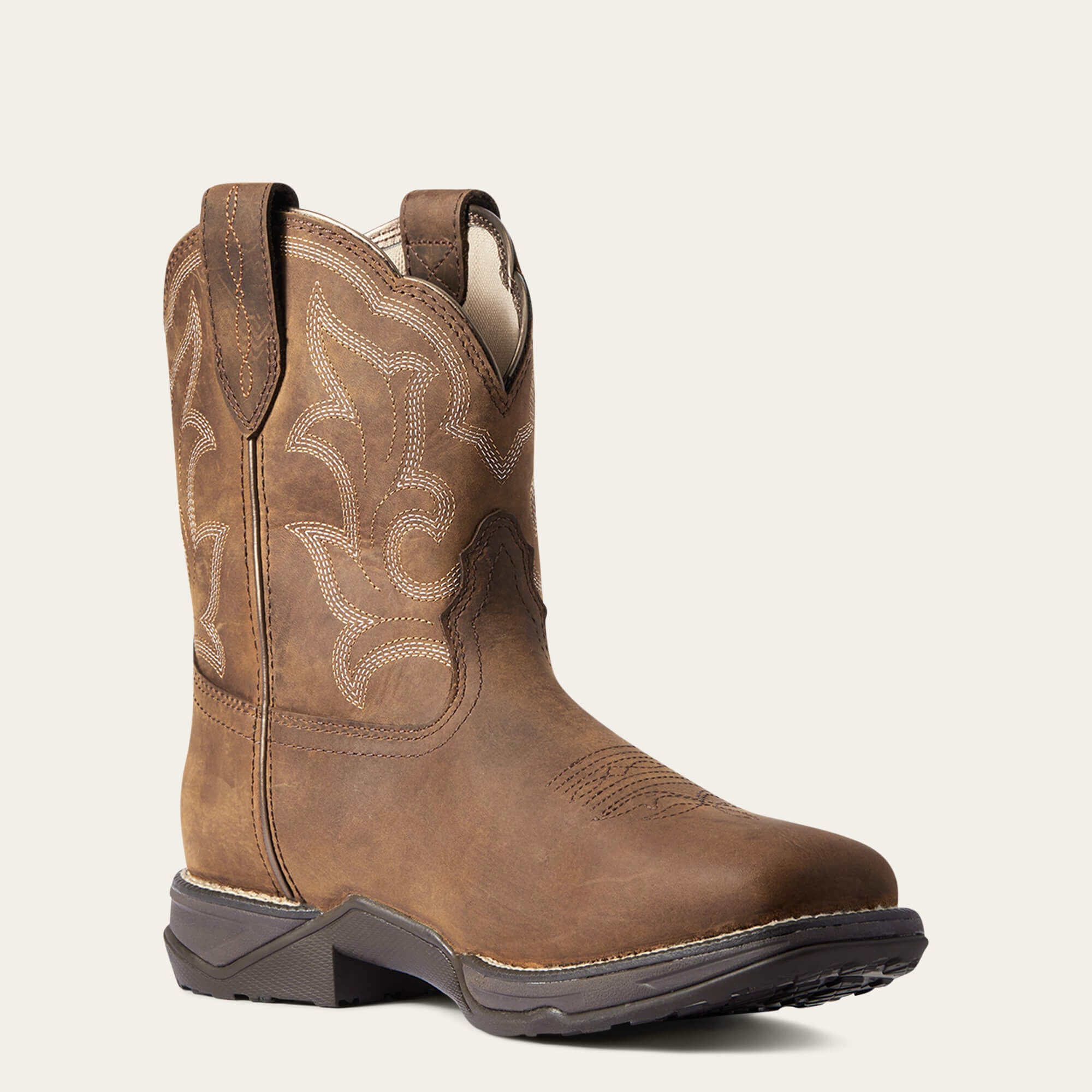 Anthem Shortie II Waterproof Square Toe Western Boot-Ariat