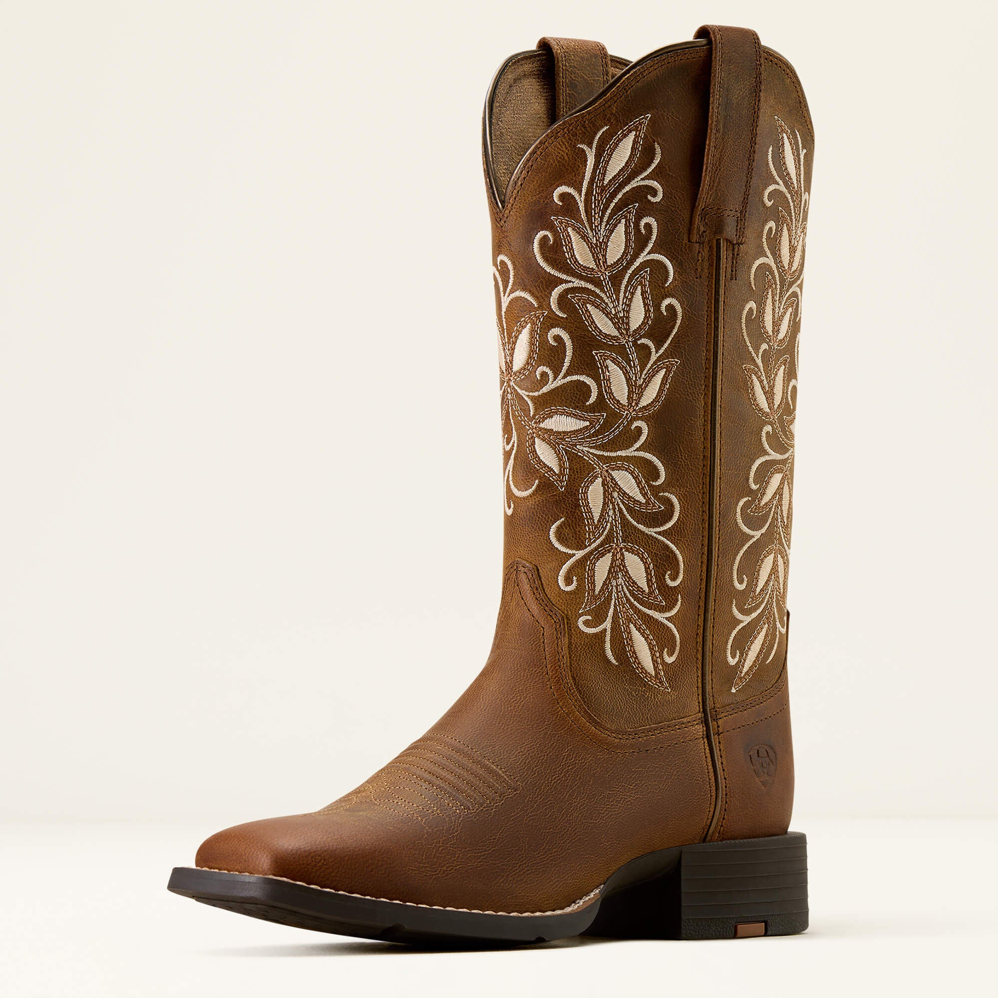 Round Up Holly Wide Square Toe Western Boot-Ariat