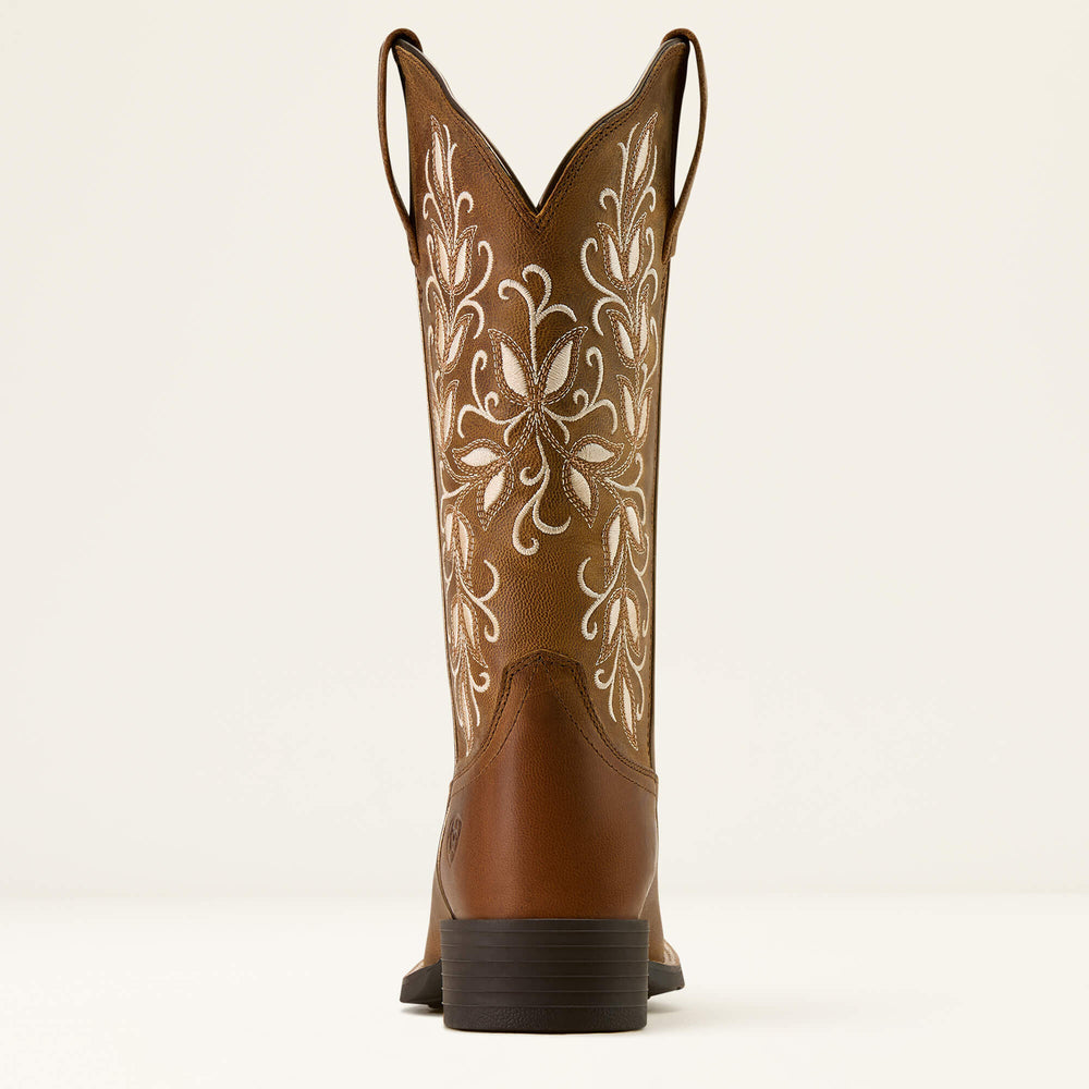 Round Up Holly Wide Square Toe Western Boot-Ariat