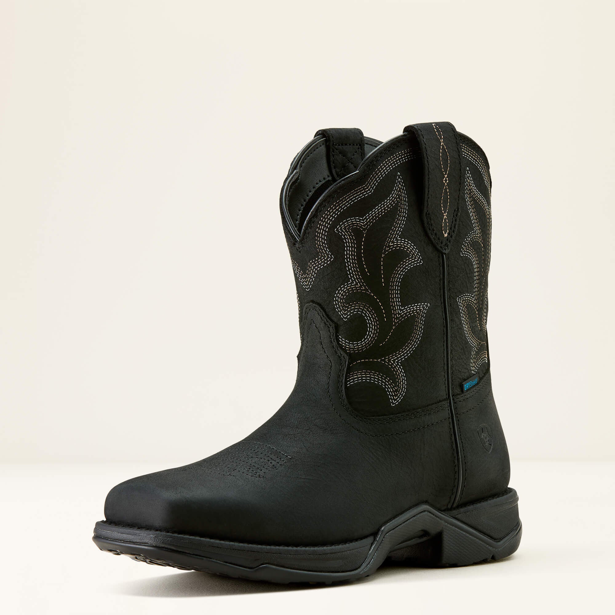 Anthem Shortie II Waterproof Square Toe Western Boot-Ariat