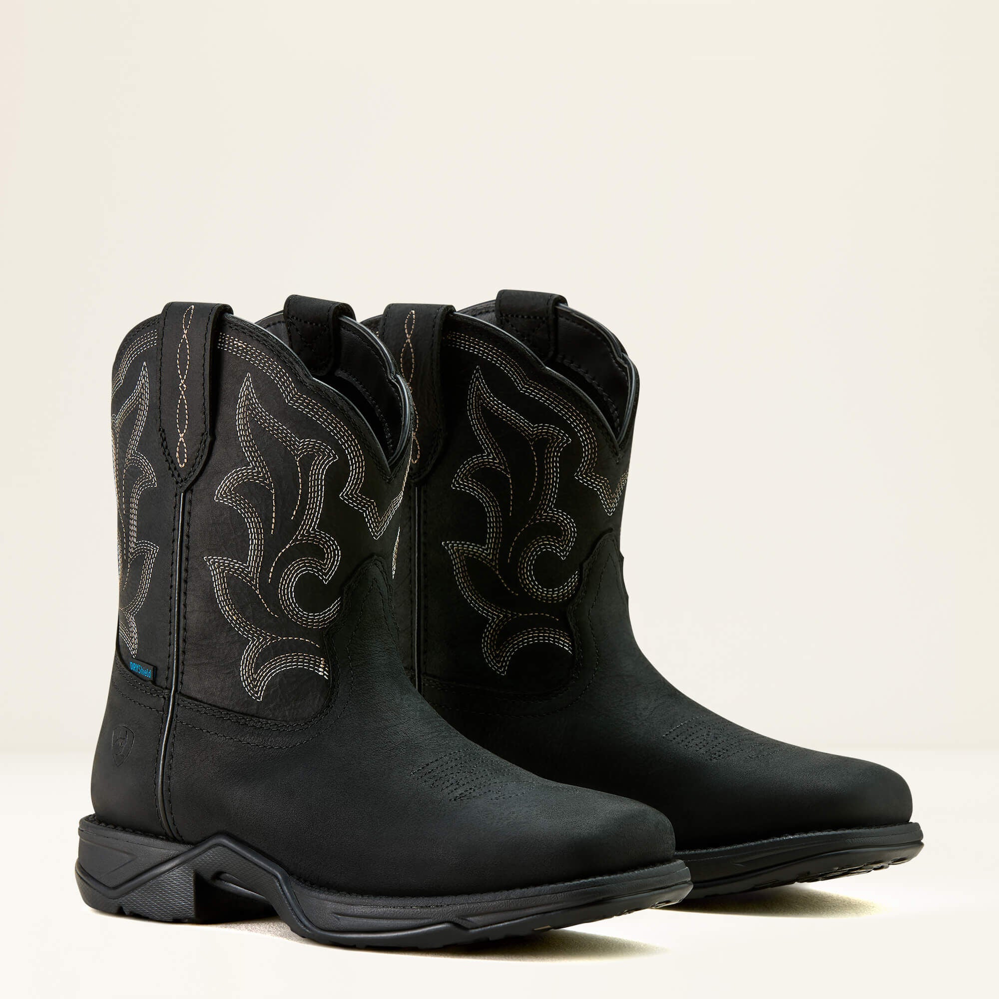 Anthem Shortie II Waterproof Square Toe Western Boot-Ariat
