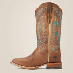Frontier Tilly Wide Square Toe Western Boot-Ariat