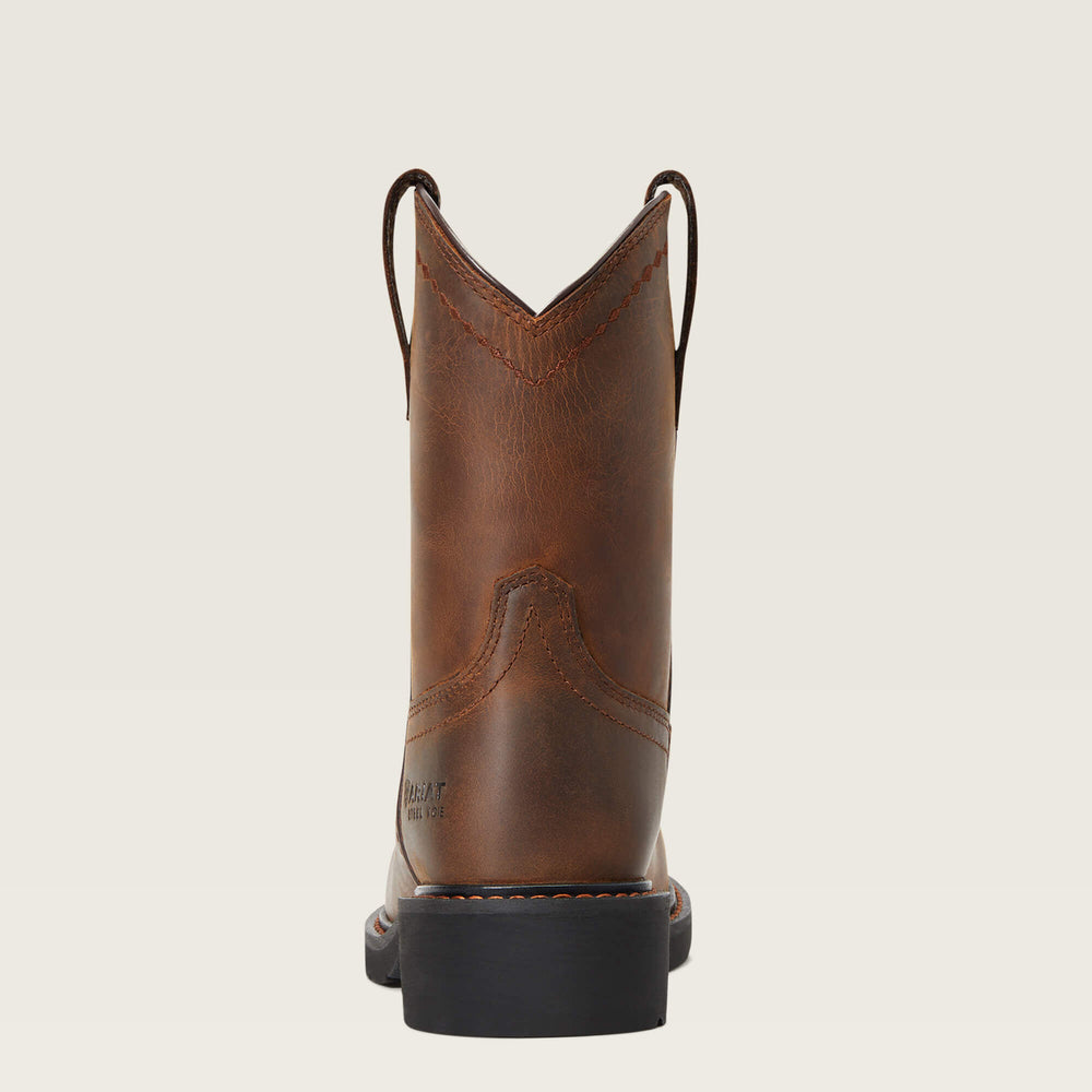 Fatbaby Work Pull-On Steel Toe Work Boot-Ariat