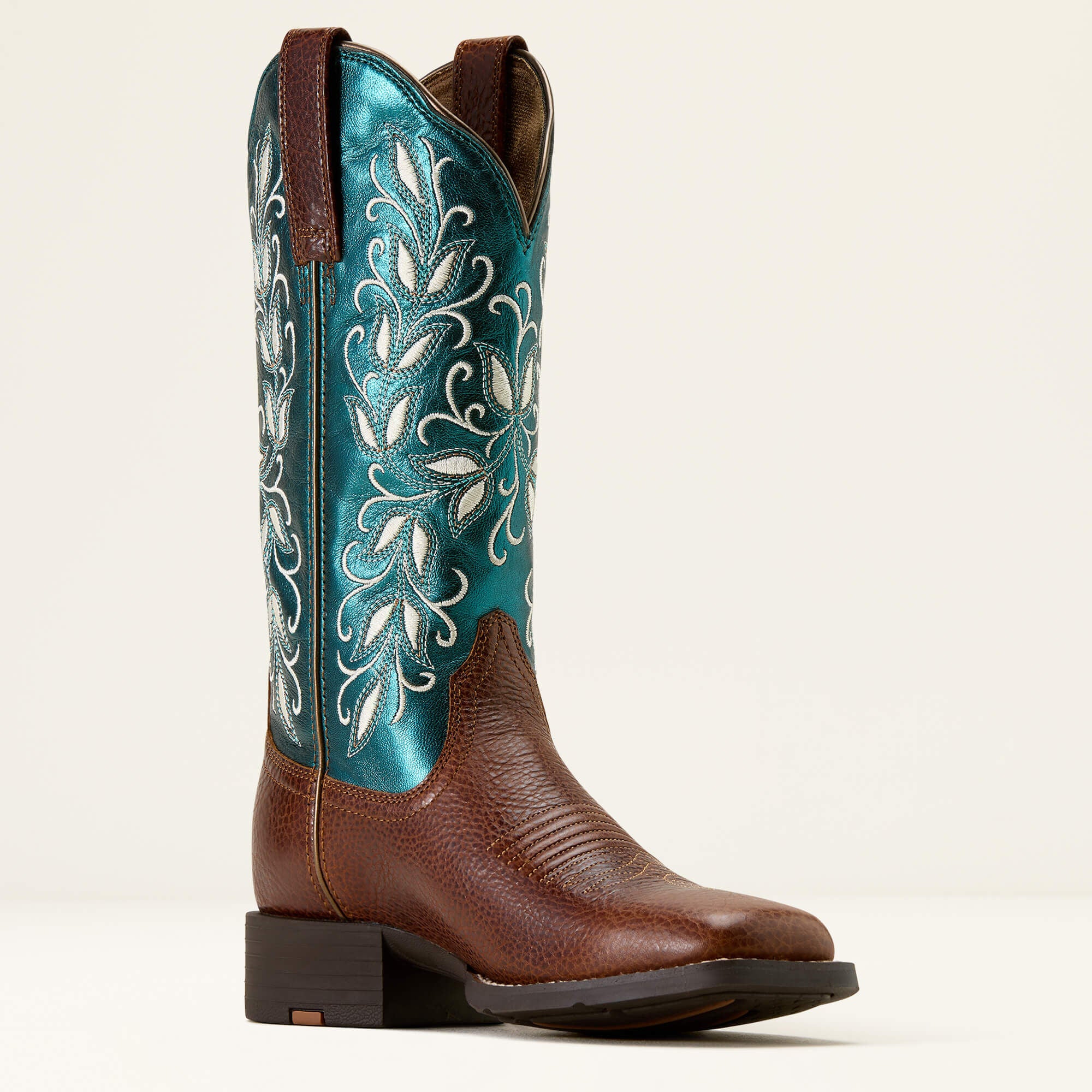 Round Up Holly Wide Square Toe Western Boot-Ariat