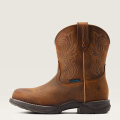 Anthem Round Toe Shortie Waterproof Western Boot-Ariat
