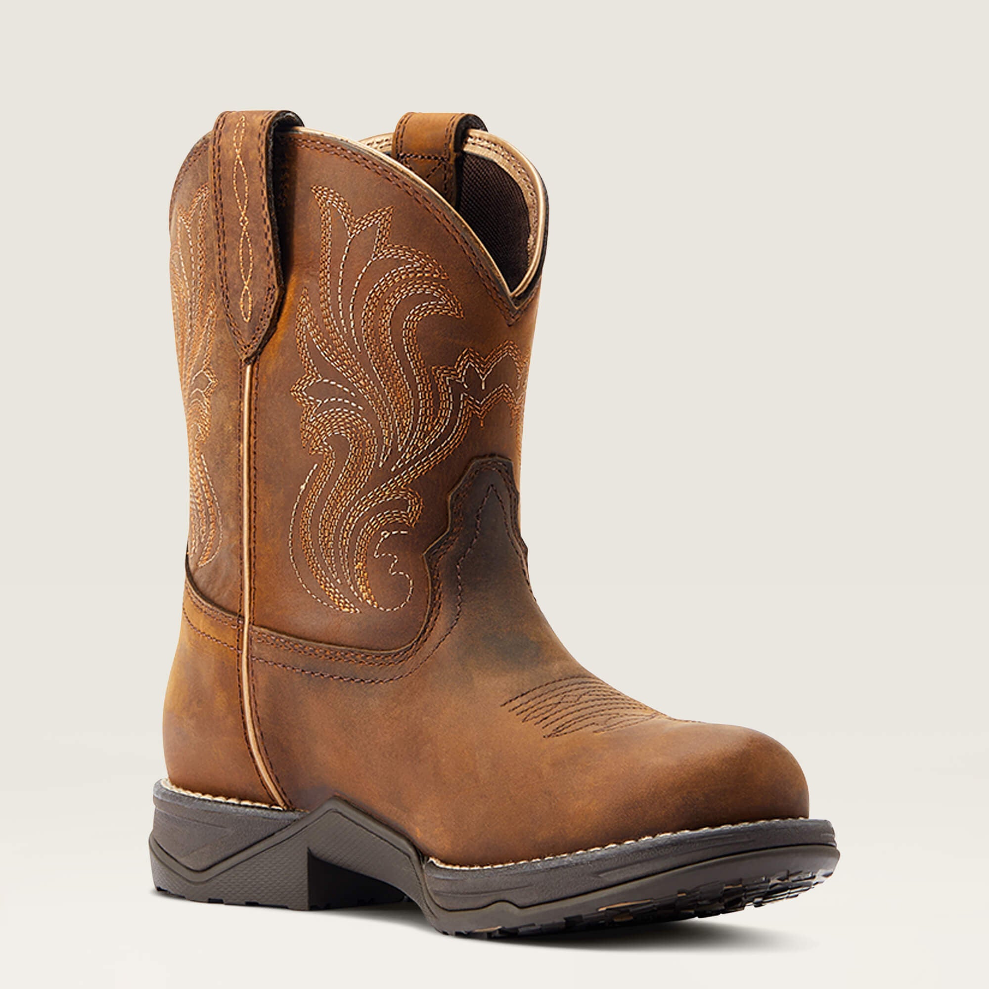 Anthem Round Toe Shortie Waterproof Western Boot-Ariat