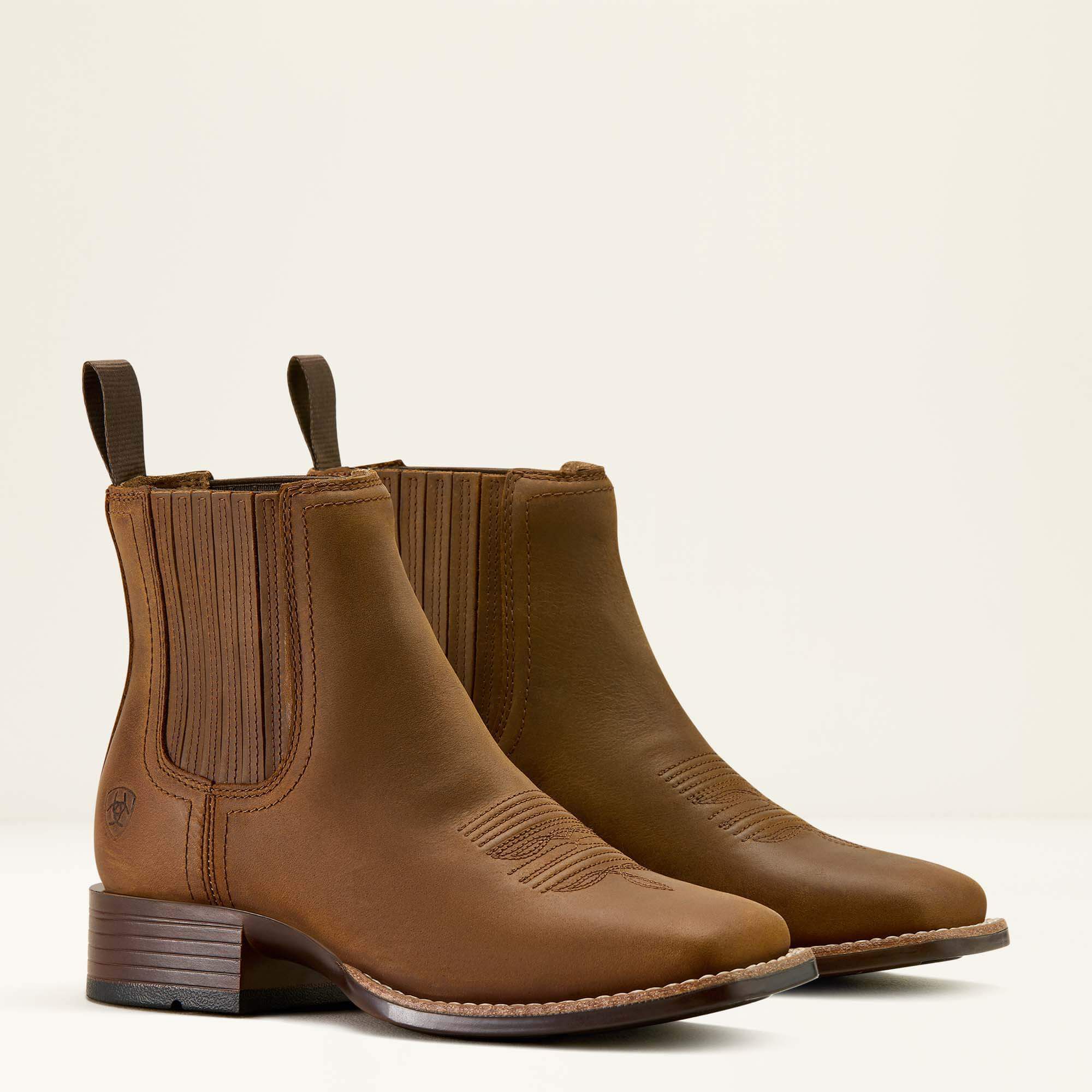 Booker Chelsea Wide Square Toe Western Boot-Ariat
