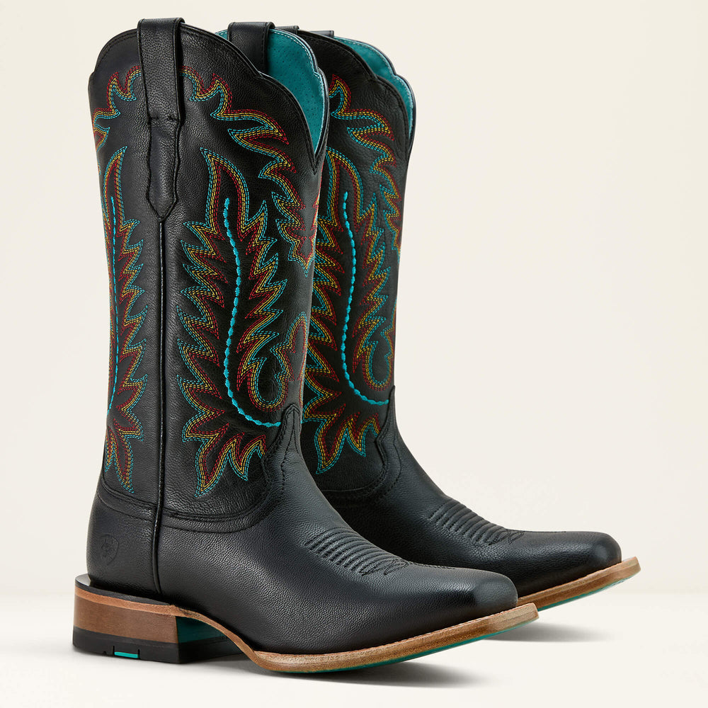 Frontier Tilly Wide Square Toe Western Boot-Ariat