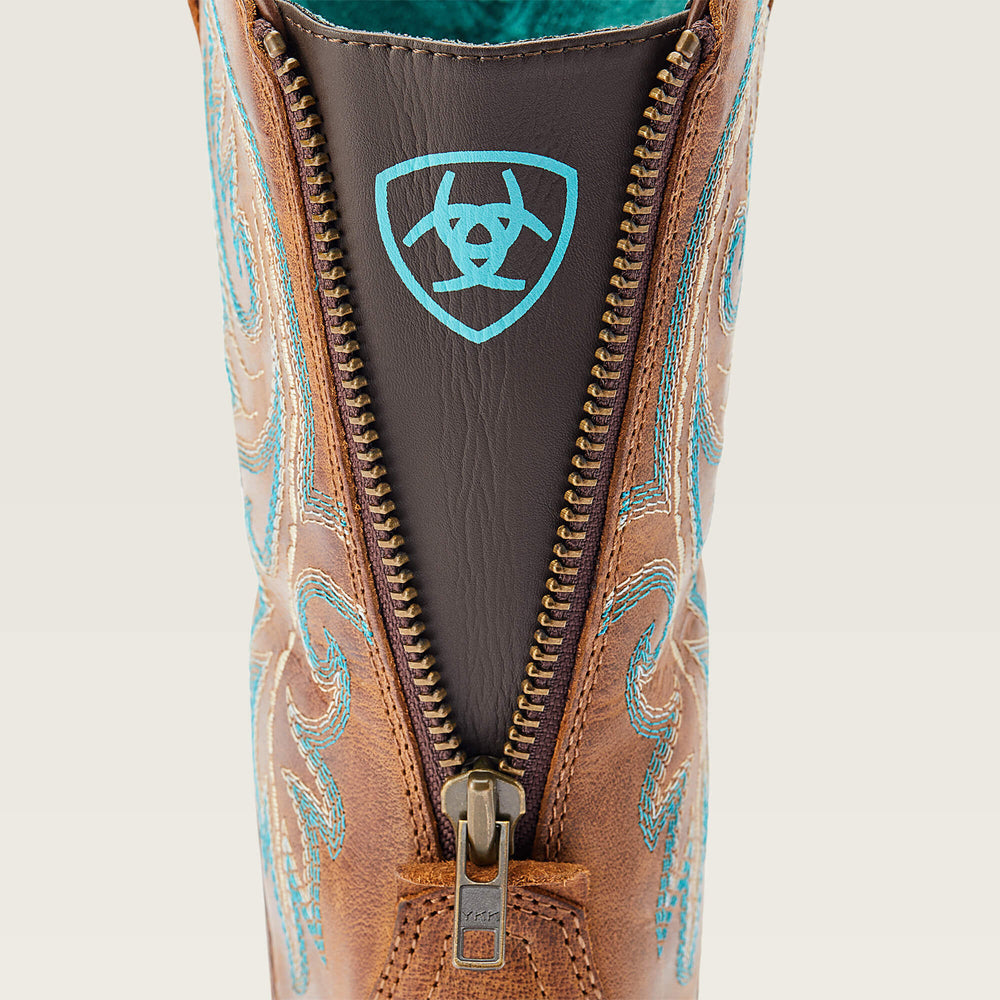 Round Up Back Zip Western Boot-Ariat
