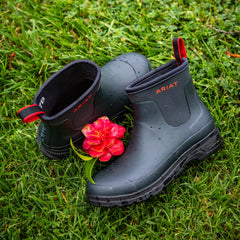 Kelmarsh Shortie Rubber Boot-Ariat