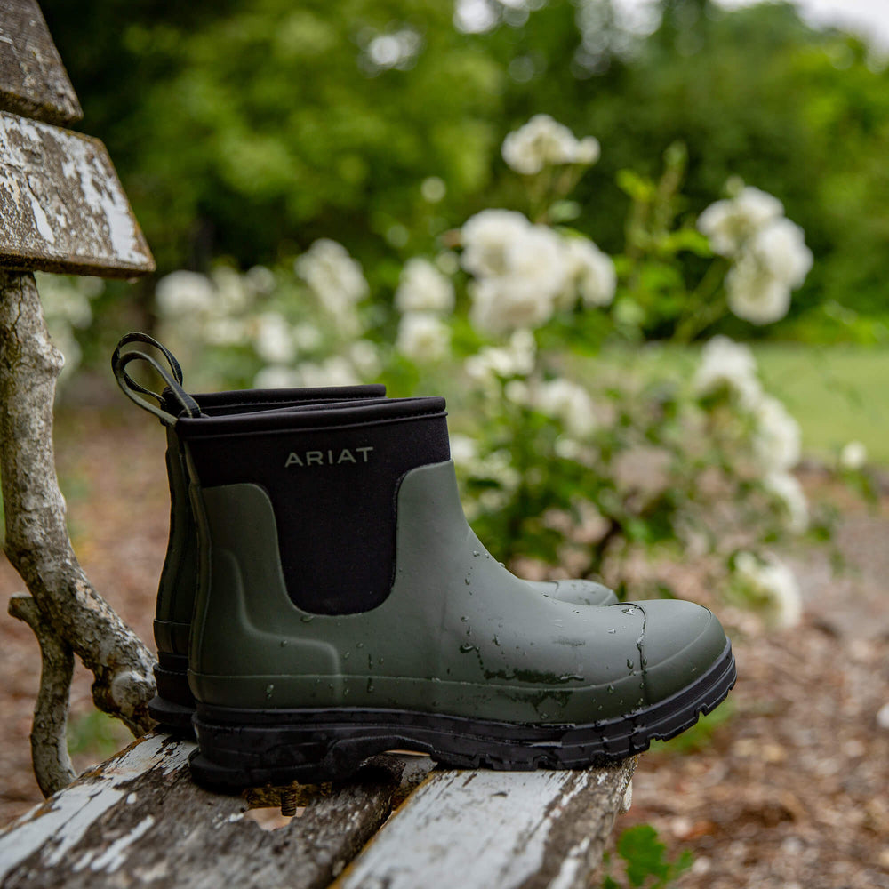 Kelmarsh Shortie Rubber Boot-Ariat