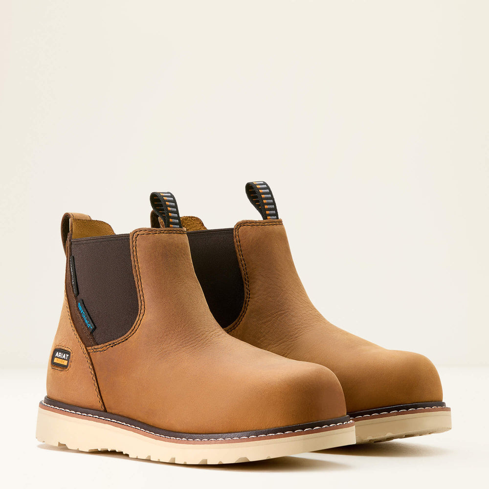 Rebar Wedge Chelsea Waterproof Composite Toe Work Boot-Ariat