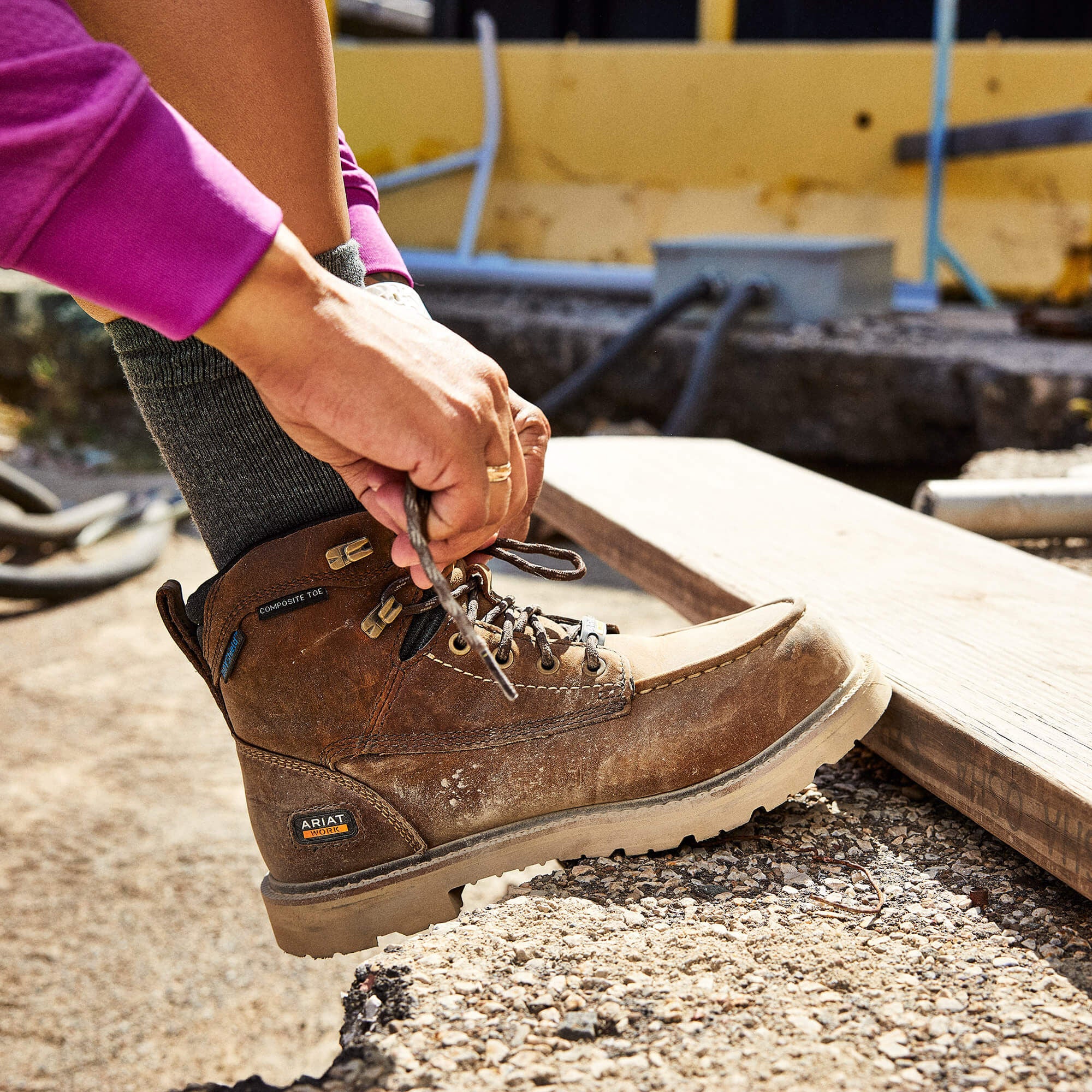 Rebar Lift Waterproof Composite Toe Work Boot-Ariat