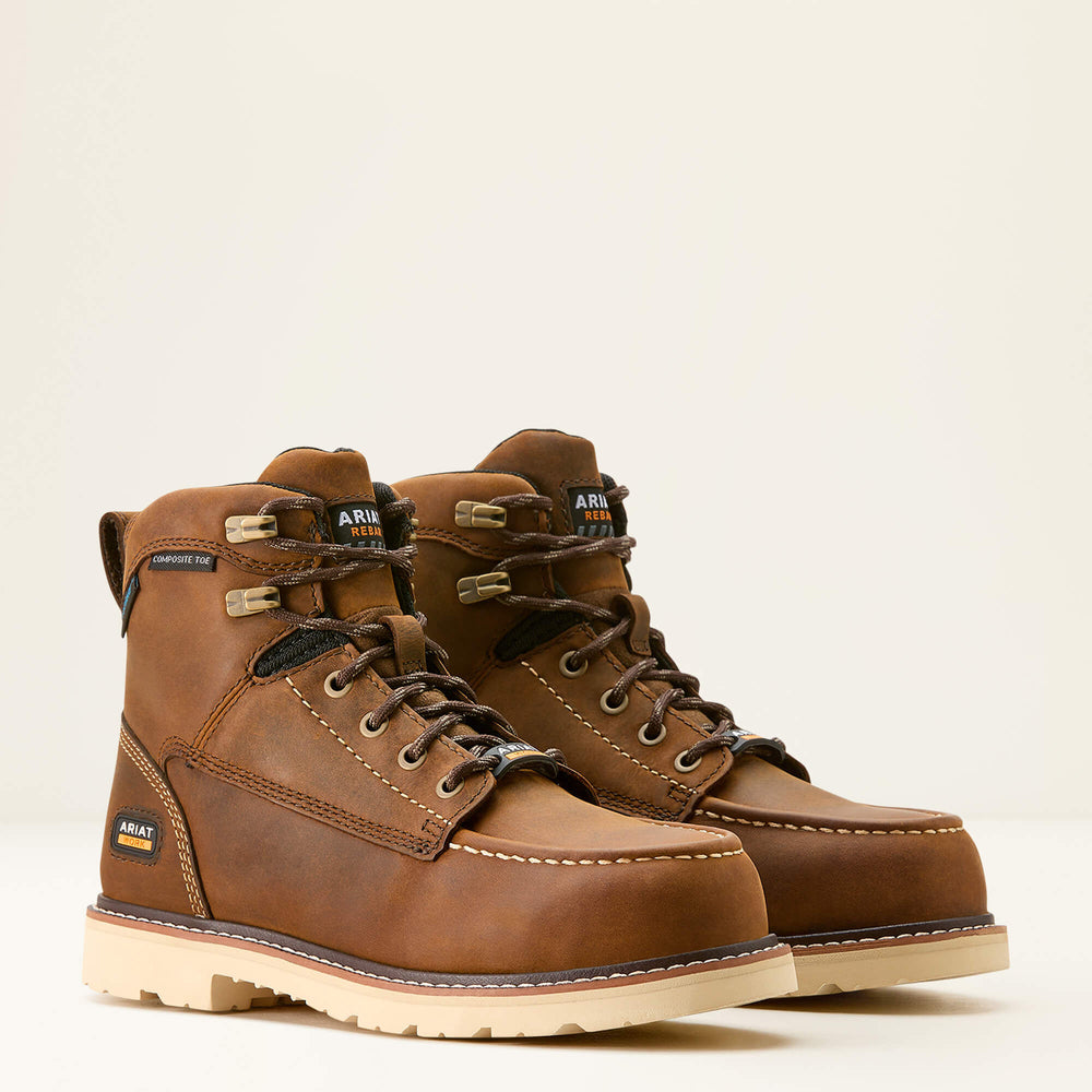 Rebar Lift Waterproof Composite Toe Work Boot-Ariat