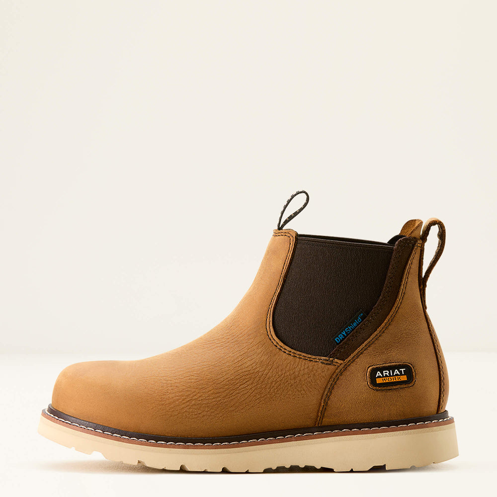 Rebar Wedge Chelsea Waterproof Work Boot-Ariat