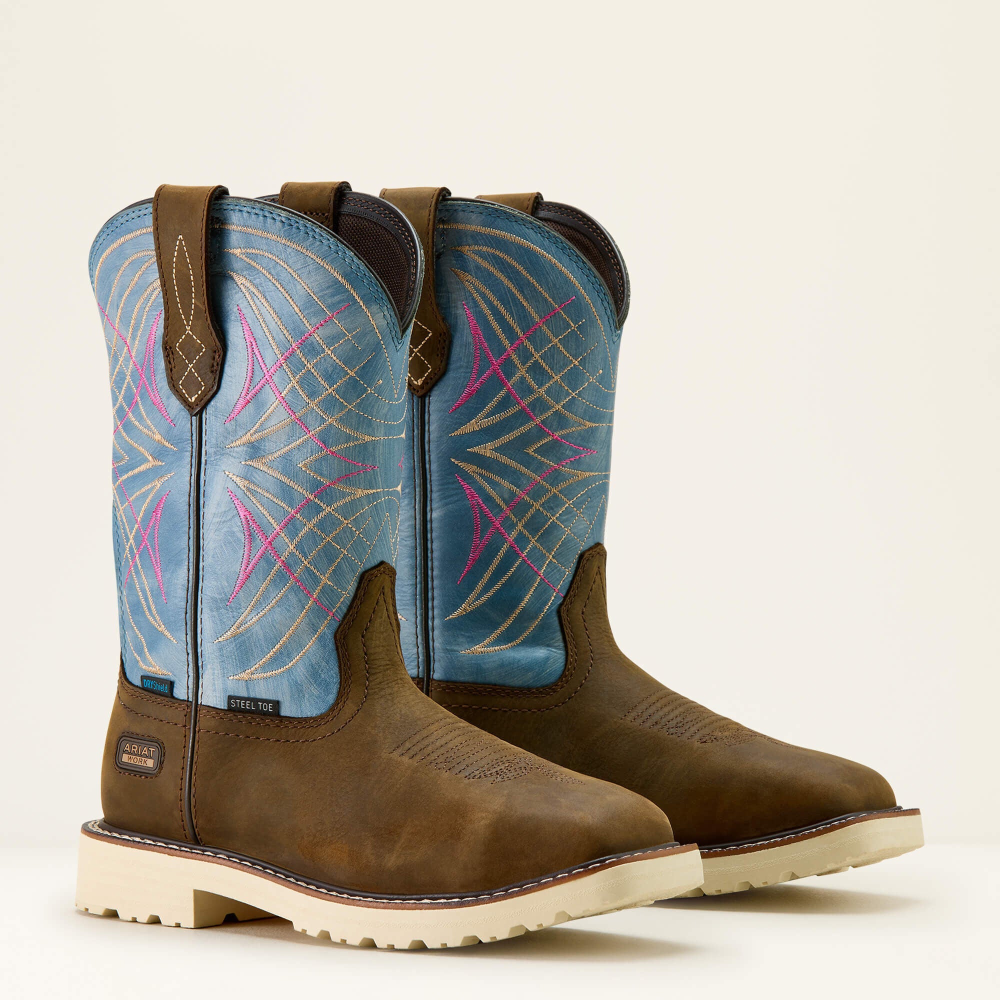 Activator Waterproof Wide Square Toe Steel Toe Work Boot-Ariat