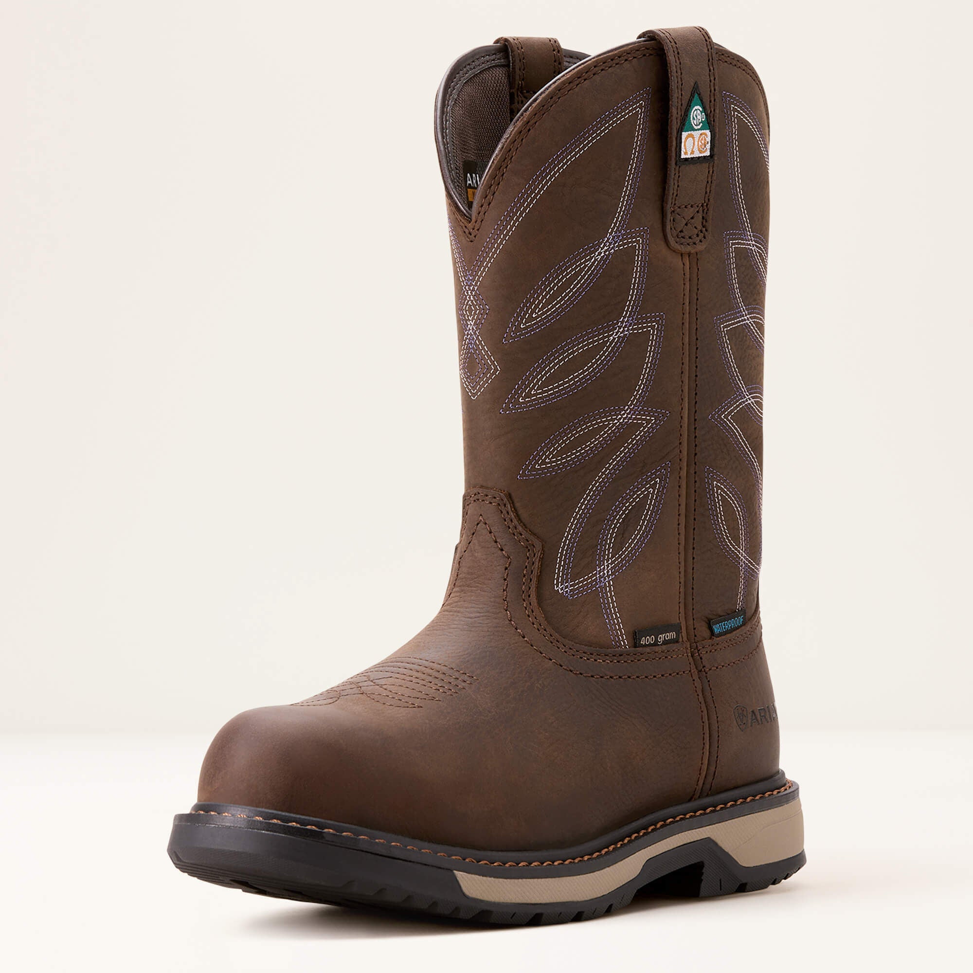 Riveter CSA Glacier Grip Waterproof 400g Composite Toe Work Boot-Ariat