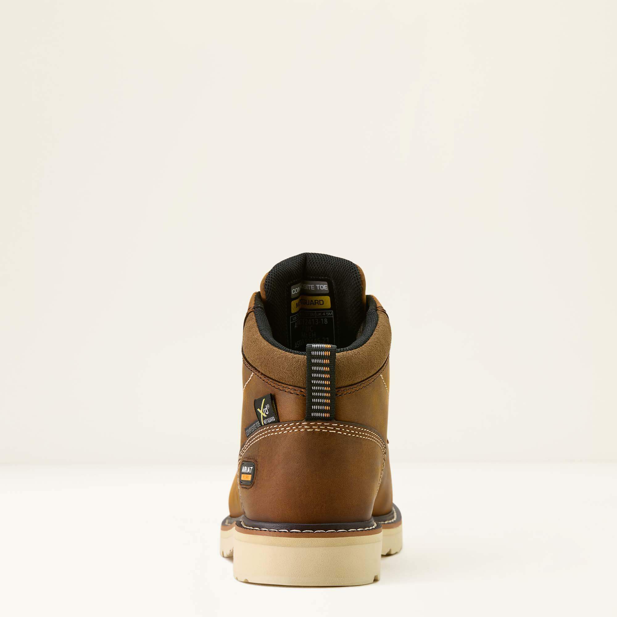 Rebar Lift Chukka MetGuard Composite Toe Work Boot-Ariat