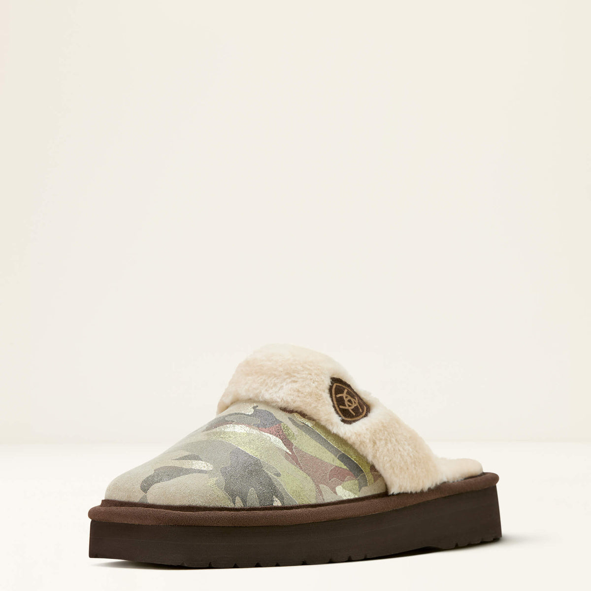 Jackie Square Toe Stack Slipper-Ariat