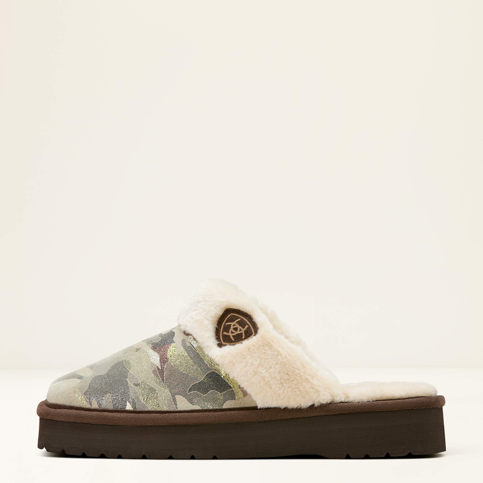 Jackie Square Toe Stack Slipper-Ariat