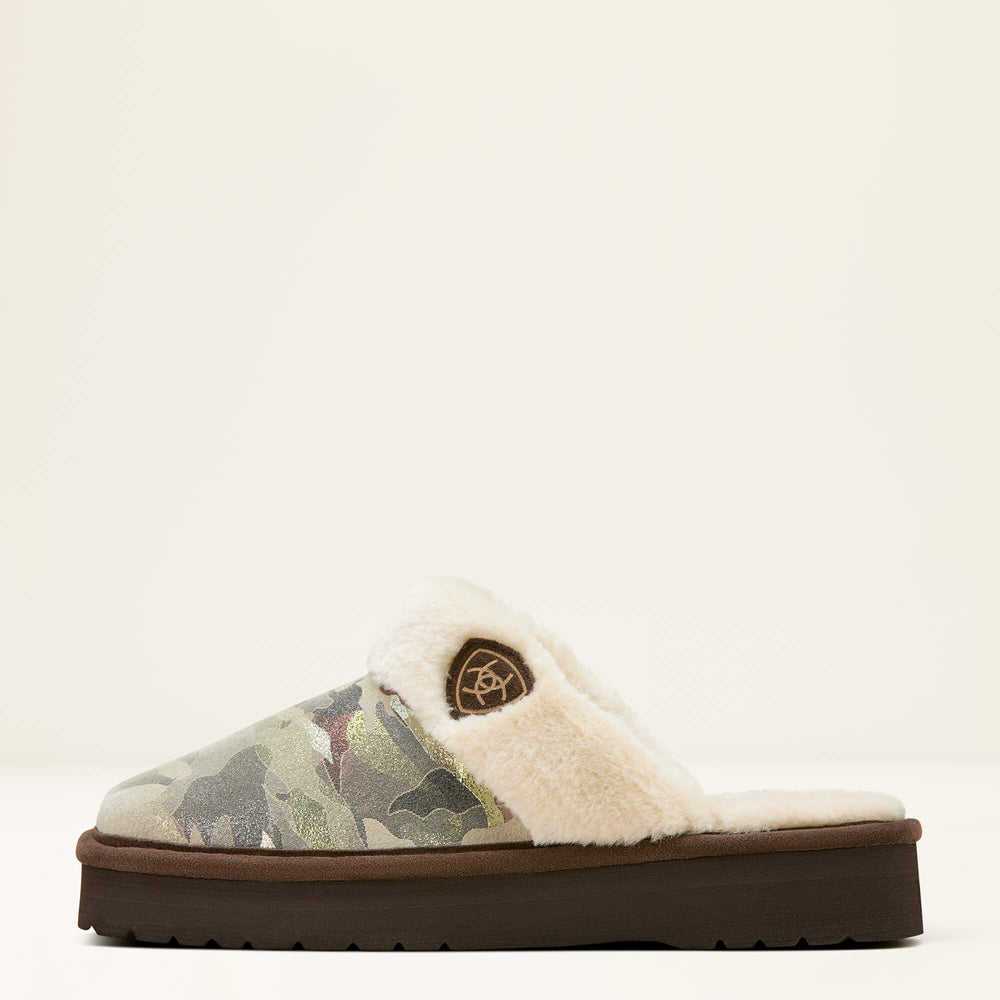 Jackie Square Toe Stack Slipper-Ariat