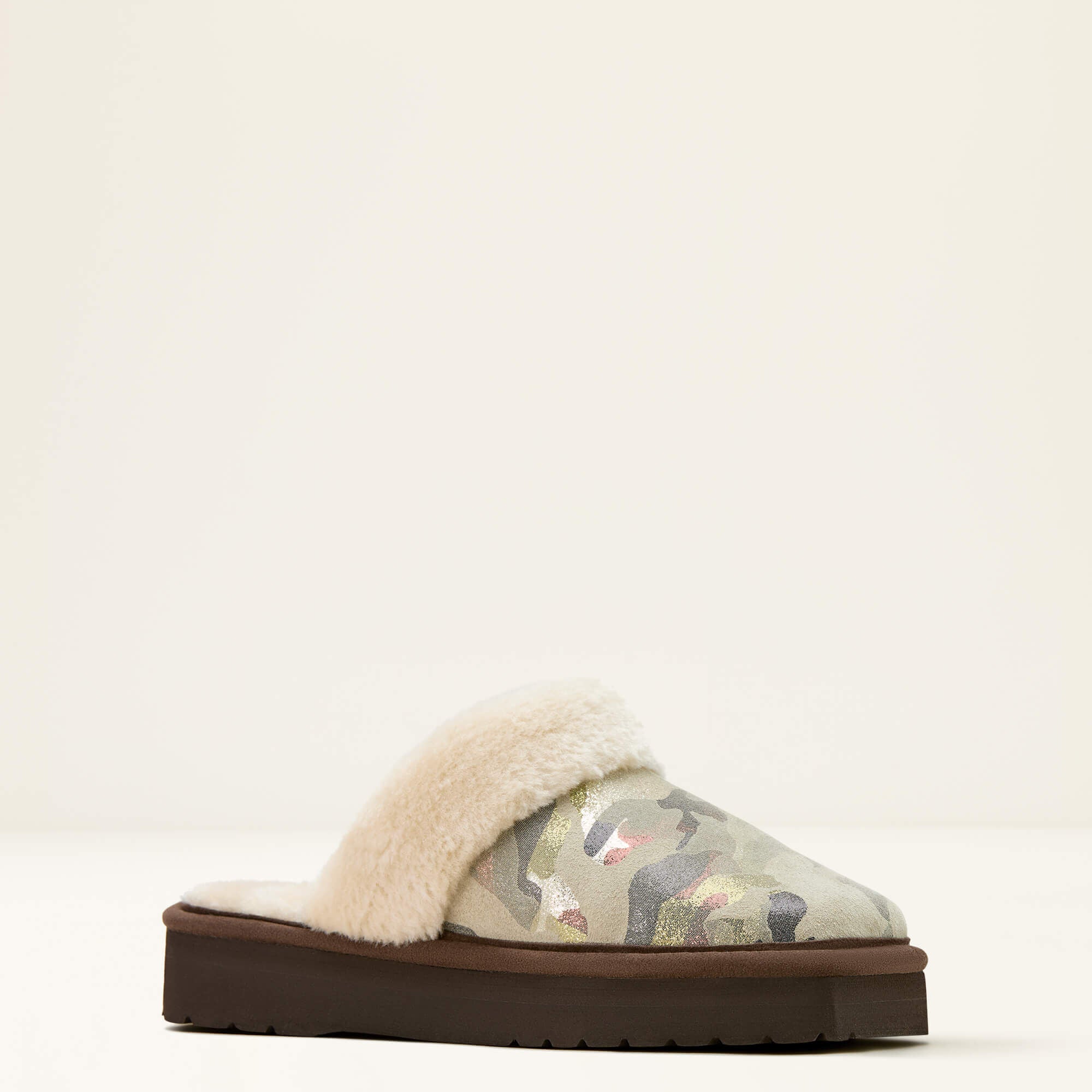 Jackie Square Toe Stack Slipper-Ariat