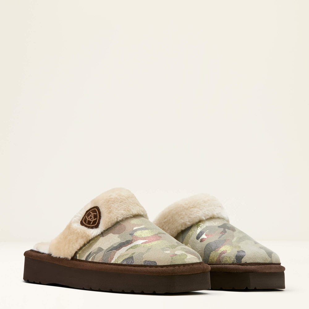Jackie Square Toe Stack Slipper-Ariat