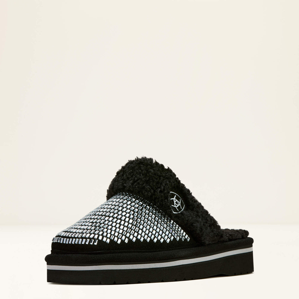 Jackie Square Toe Stack Slipper-Ariat