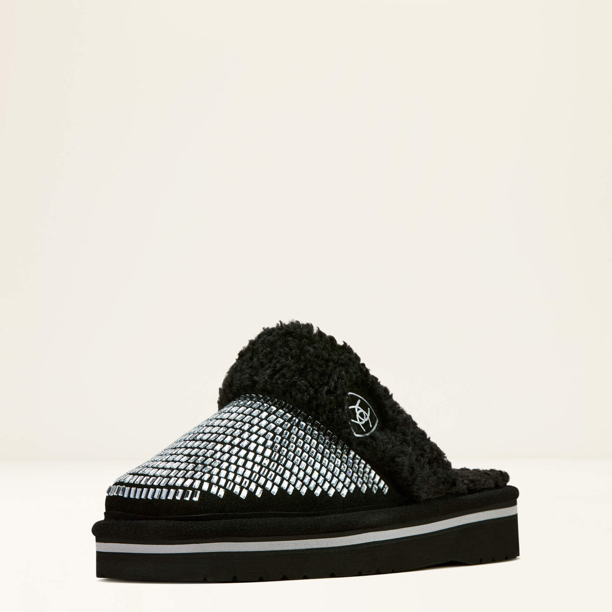 Jackie Square Toe Stack Slipper-Ariat