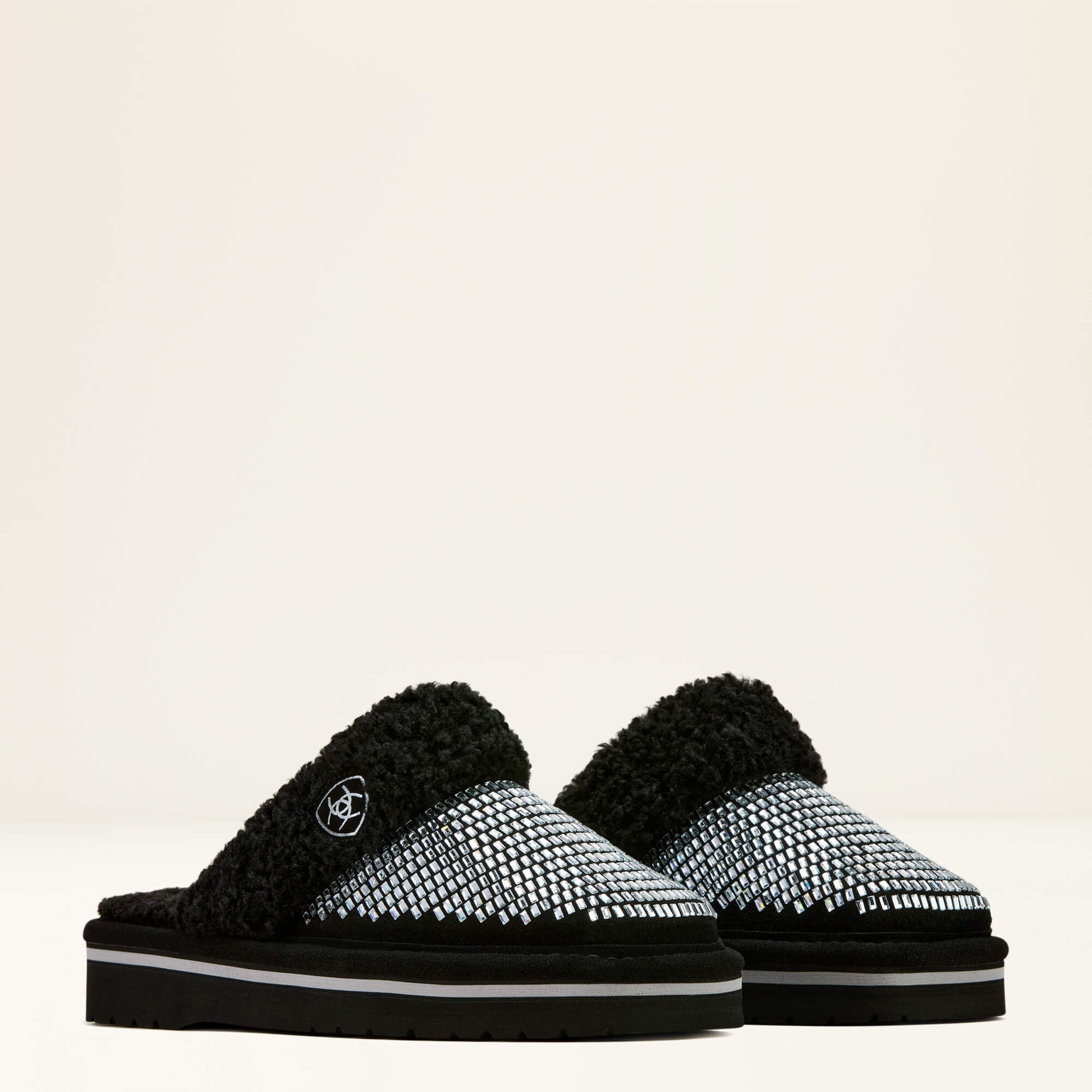 Jackie Square Toe Stack Slipper-Ariat