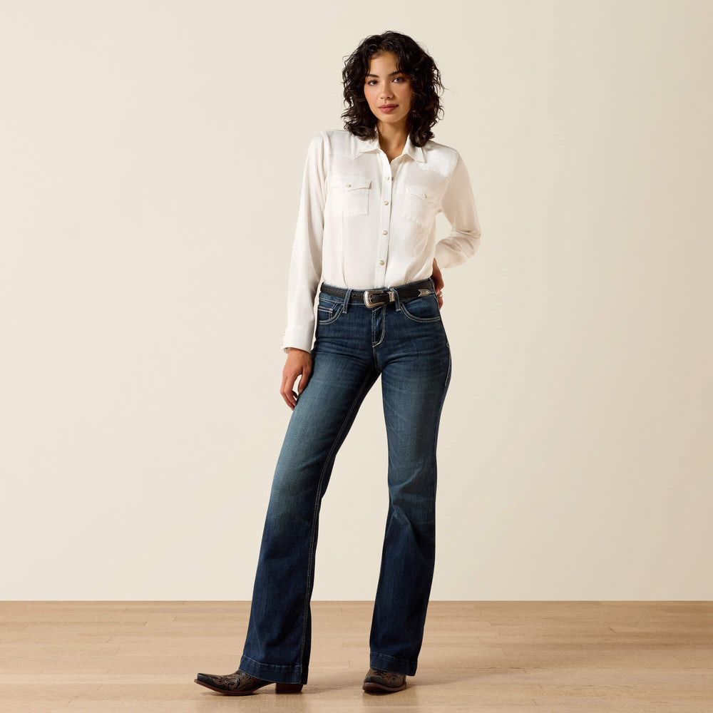 Trouser Perfect Rise Aisha Wide Leg Jean-Ariat