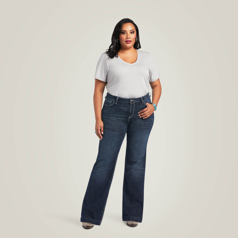 Trouser Perfect Rise Aisha Wide Leg Jean-Ariat