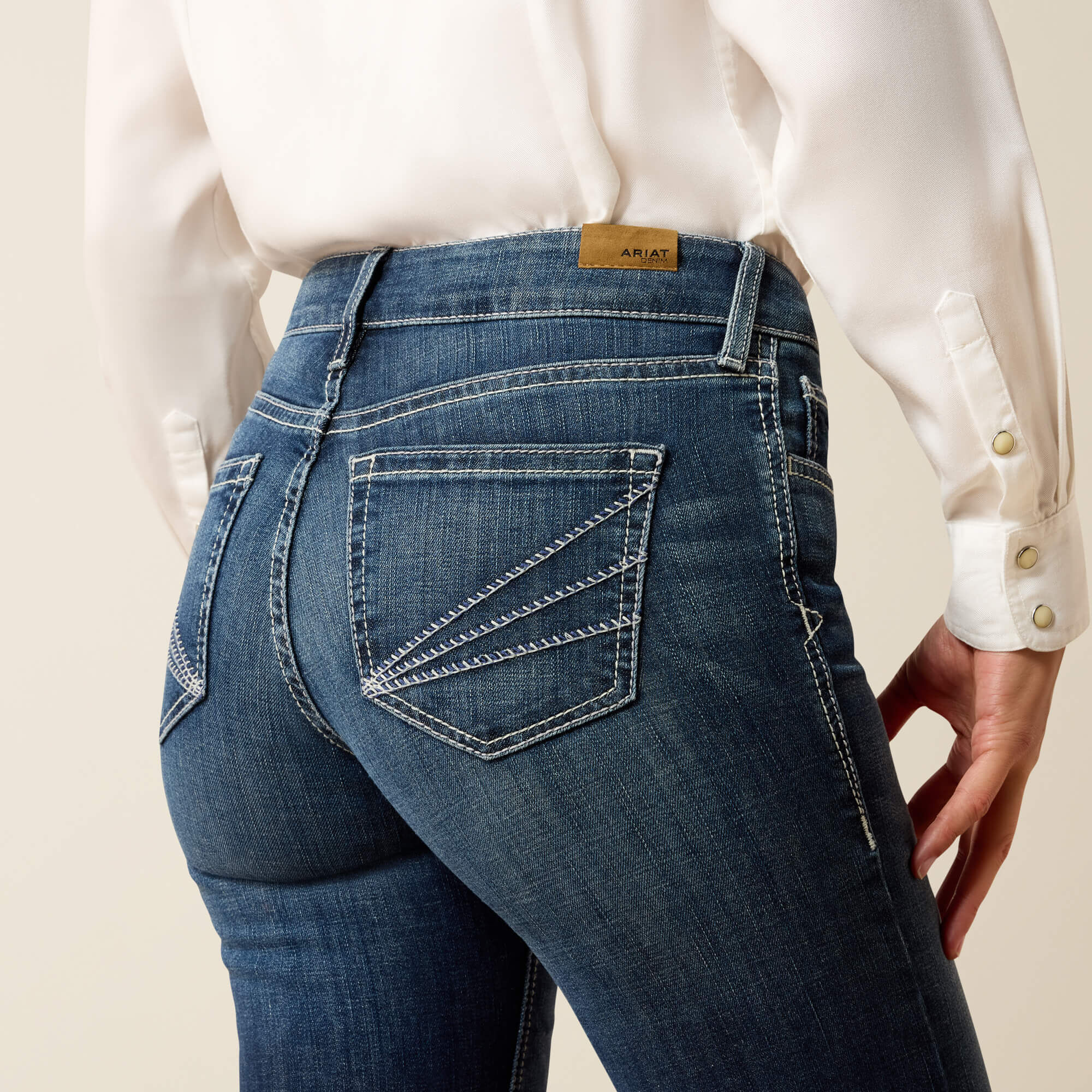 Trouser Perfect Rise Aisha Wide Leg Jean-Ariat